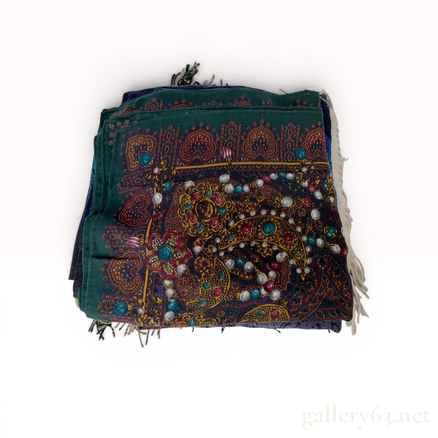 An Assortment of Designer Scarves and Shawls Including Nina Ricci, Pierre Cardin, and Trussardi