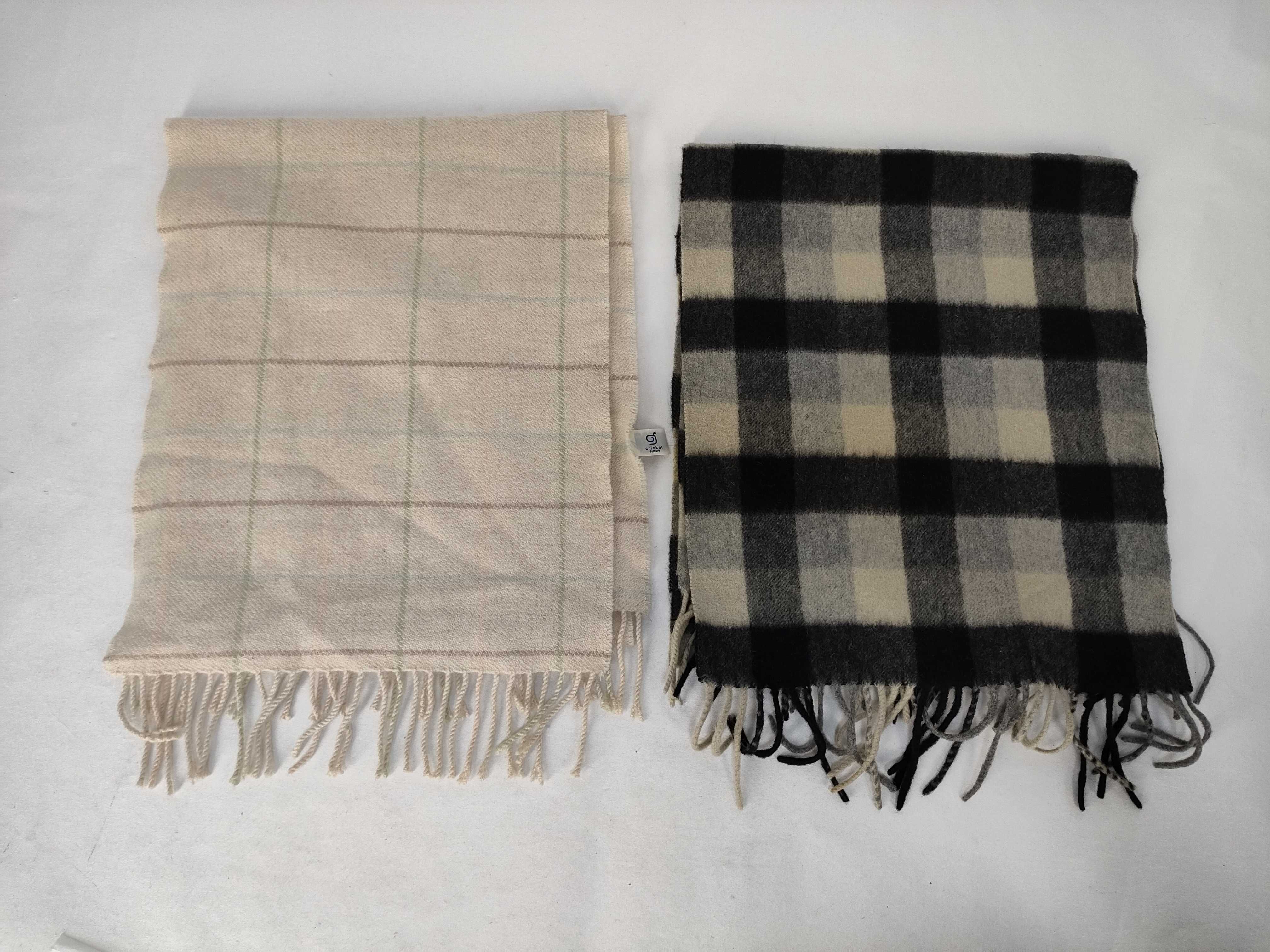 An Assortment of Designer Scarves and Shawls Including Nina Ricci, Pierre Cardin, and Trussardi