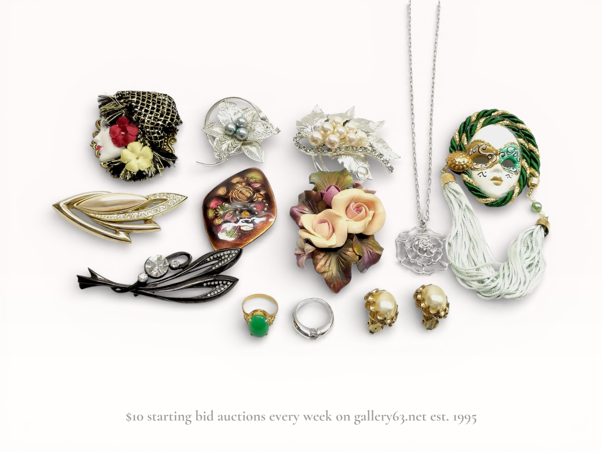 A Collection of Vintage and Contemporary Costume Jewelry