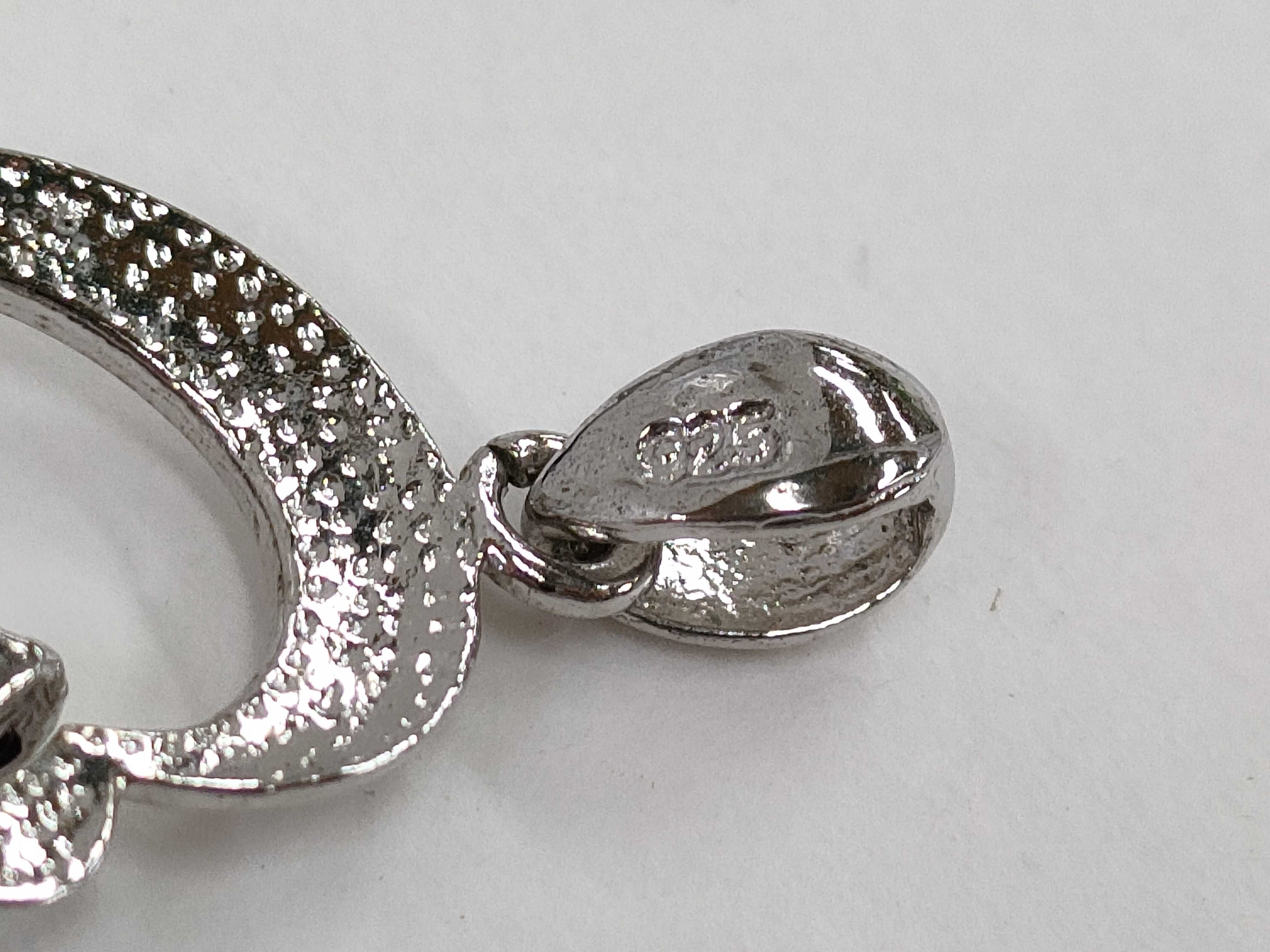 Sterling Silver and Marquise Amethyst Flower Pendant