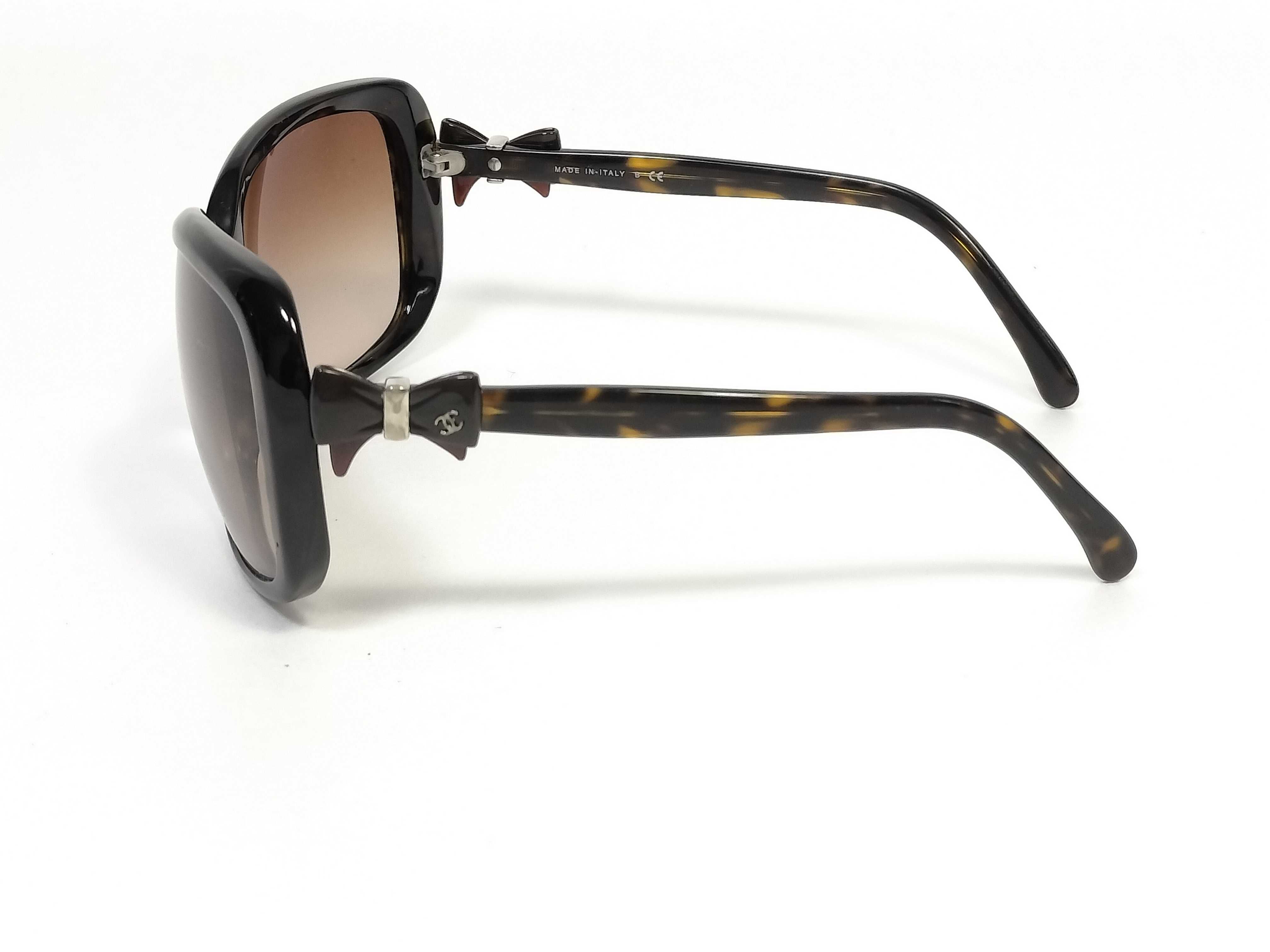 Chanel 5171-A Tortoiseshell Bow Sunglasses