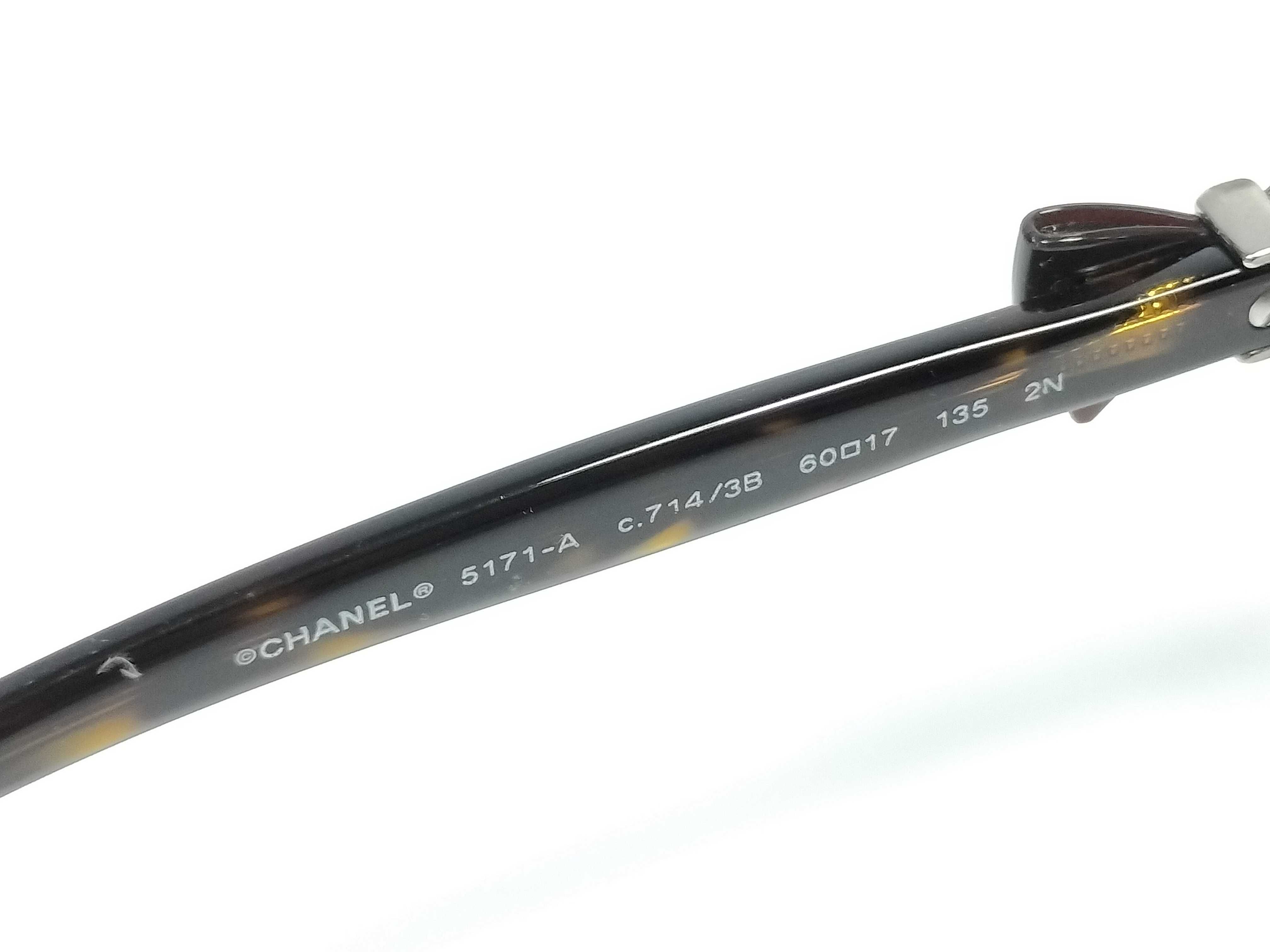 Chanel 5171-A Tortoiseshell Bow Sunglasses