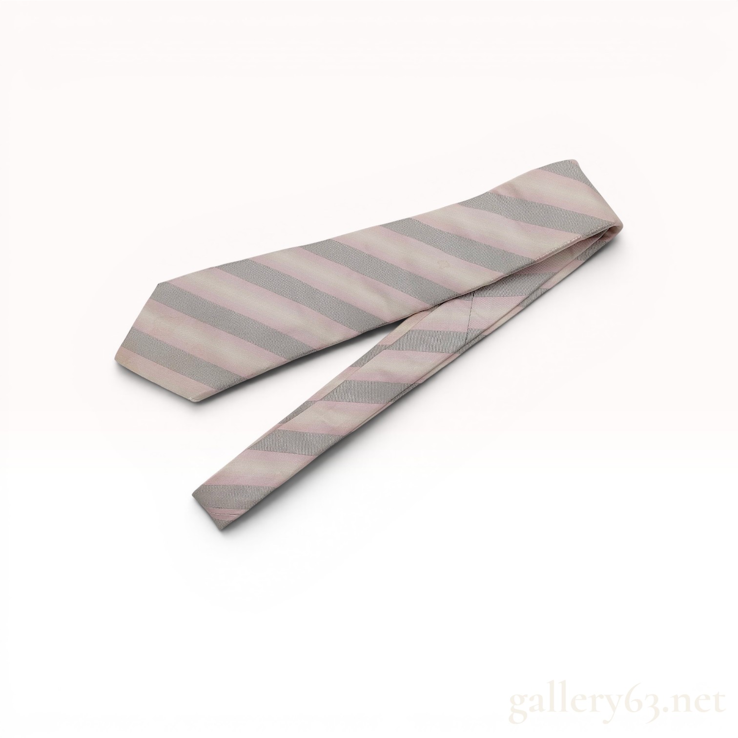 Fendi Italian Silk Wide Striped Men's Necktie