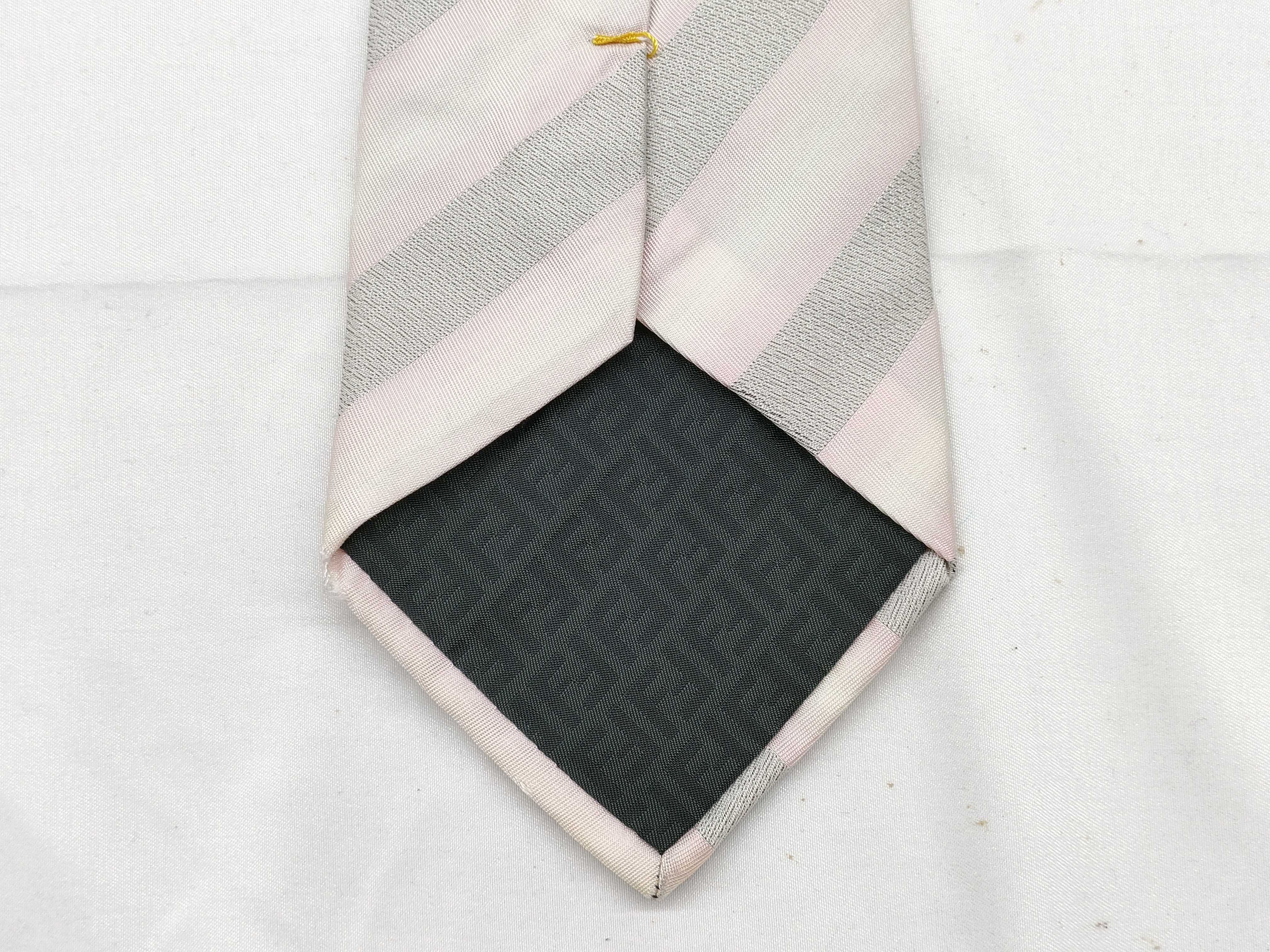 Fendi Italian Silk Wide Striped Men's Necktie