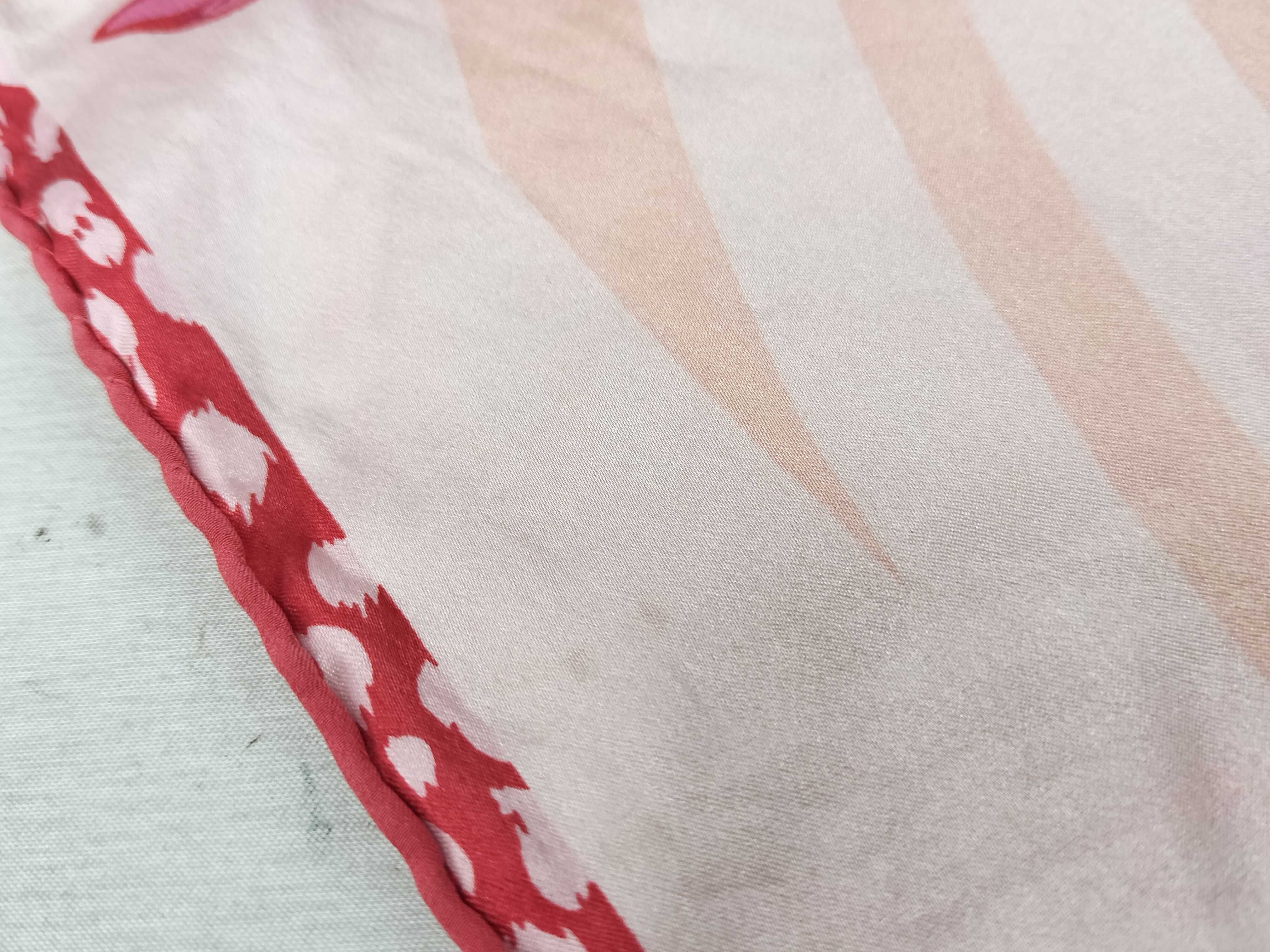 Cartier Paris Leopard Orchid Motif Silk Scarf