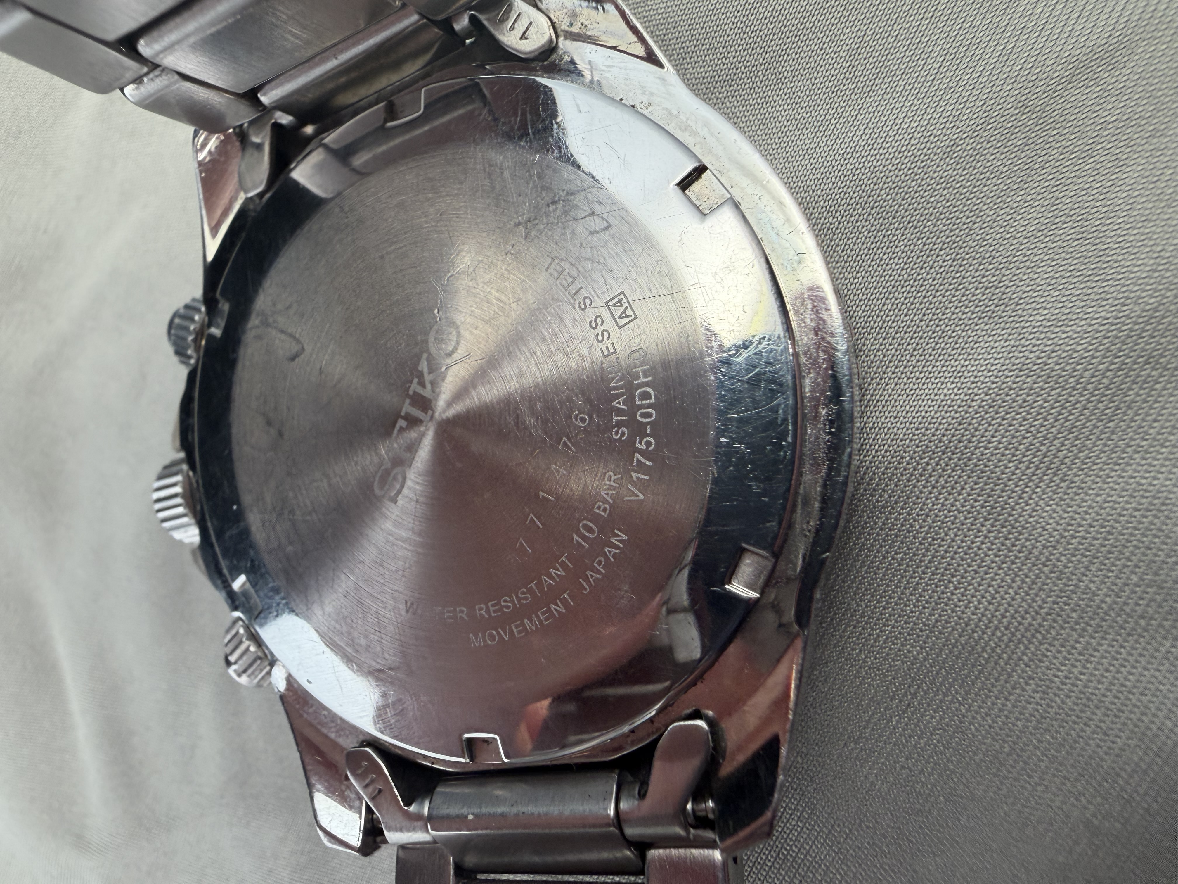 Seiko Solar Chronograph