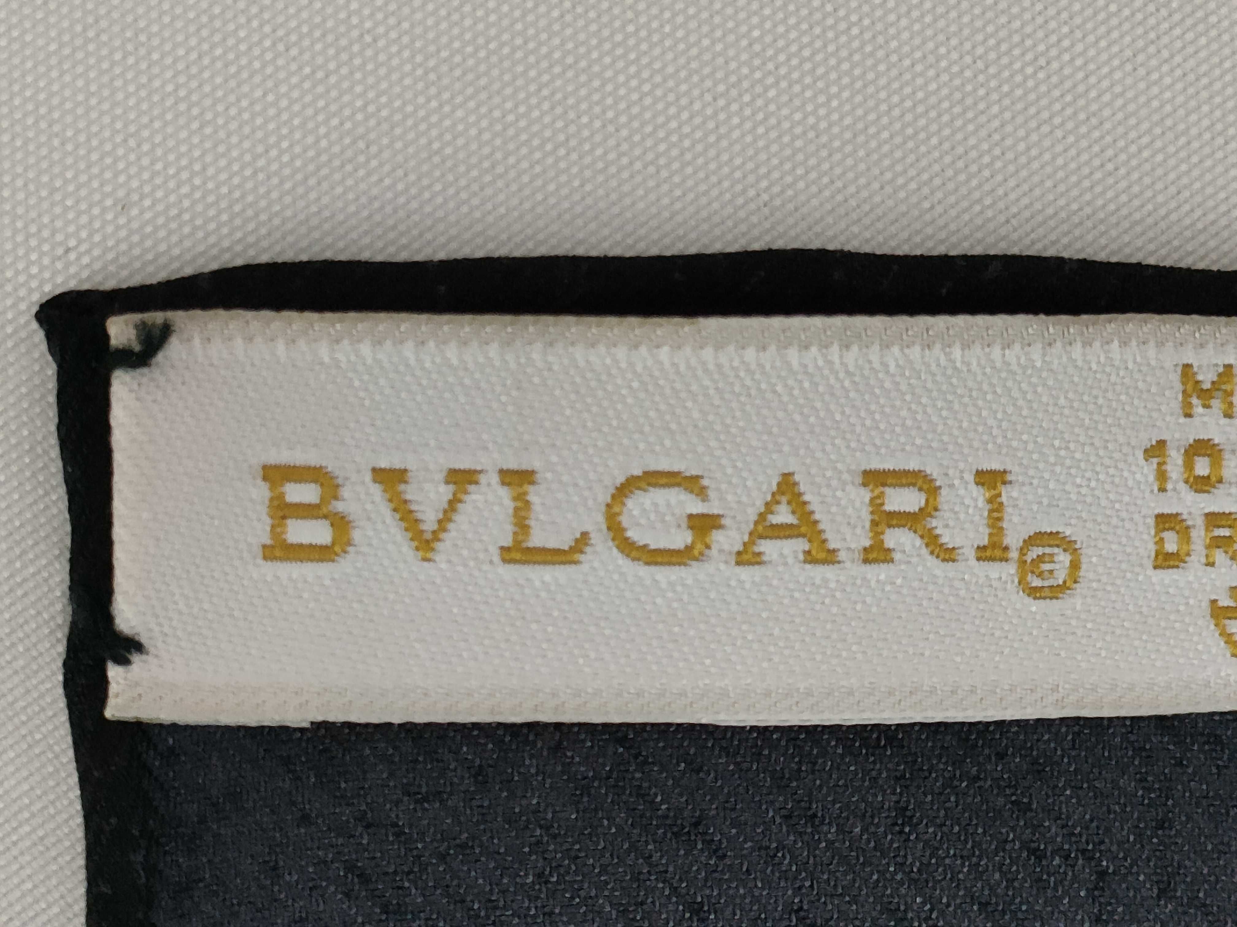 Bvlgari Giardino D Amore Silk Square Scarf by Daniele Pozzigoni