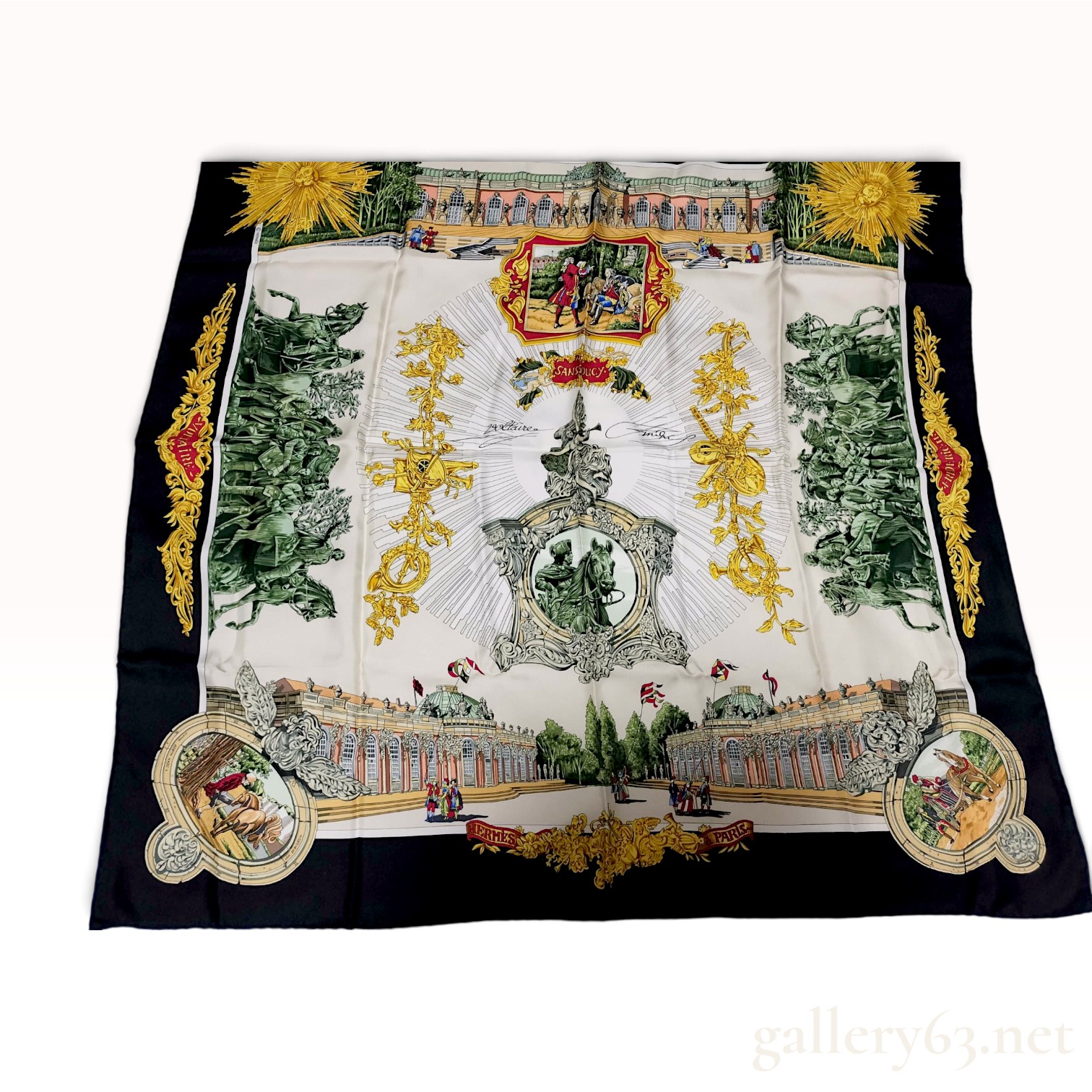 Hermes Sans Soucy Silk Scarf by Loic Dubigeon