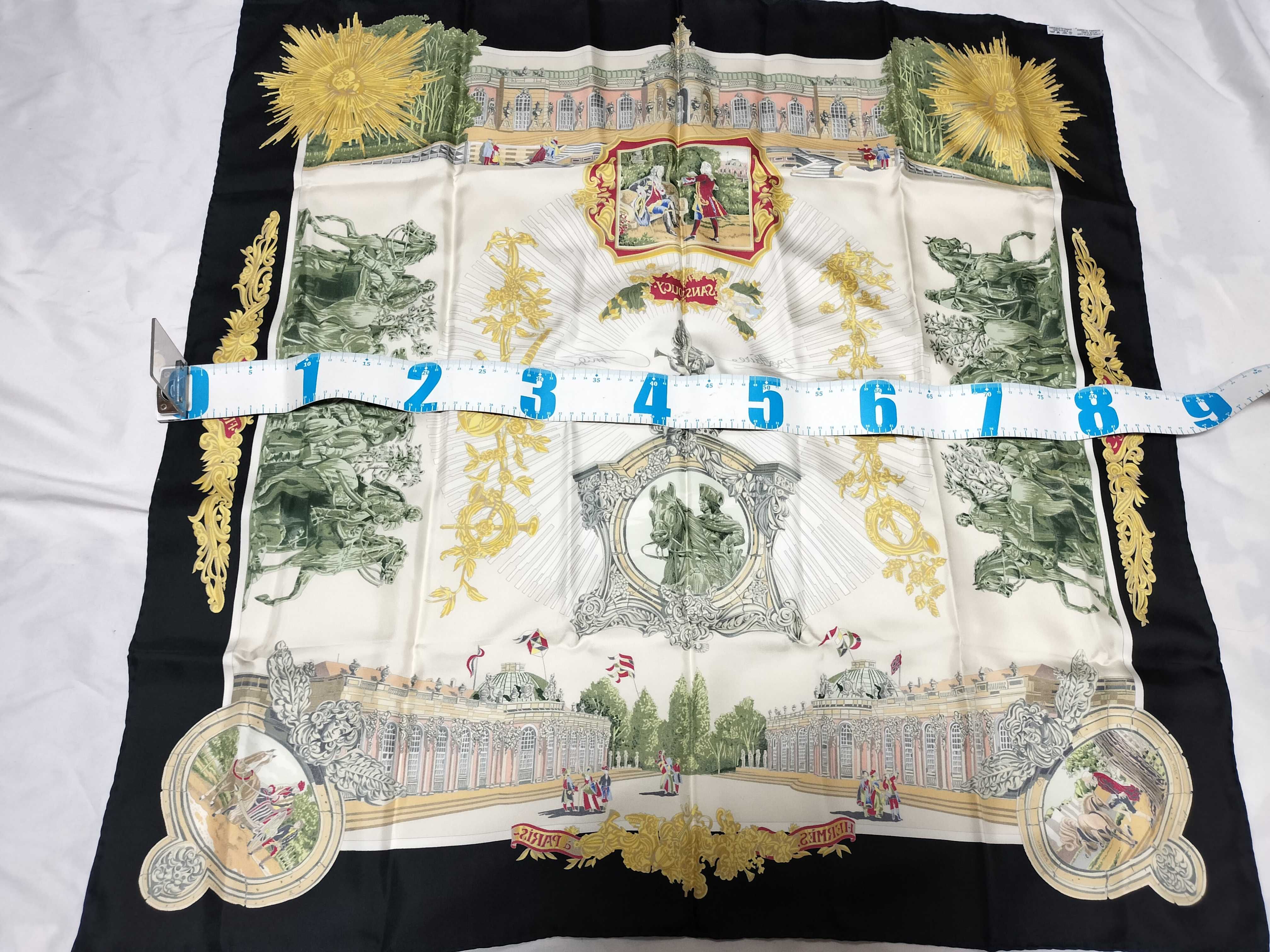 Hermes Sans Soucy Silk Scarf by Loic Dubigeon