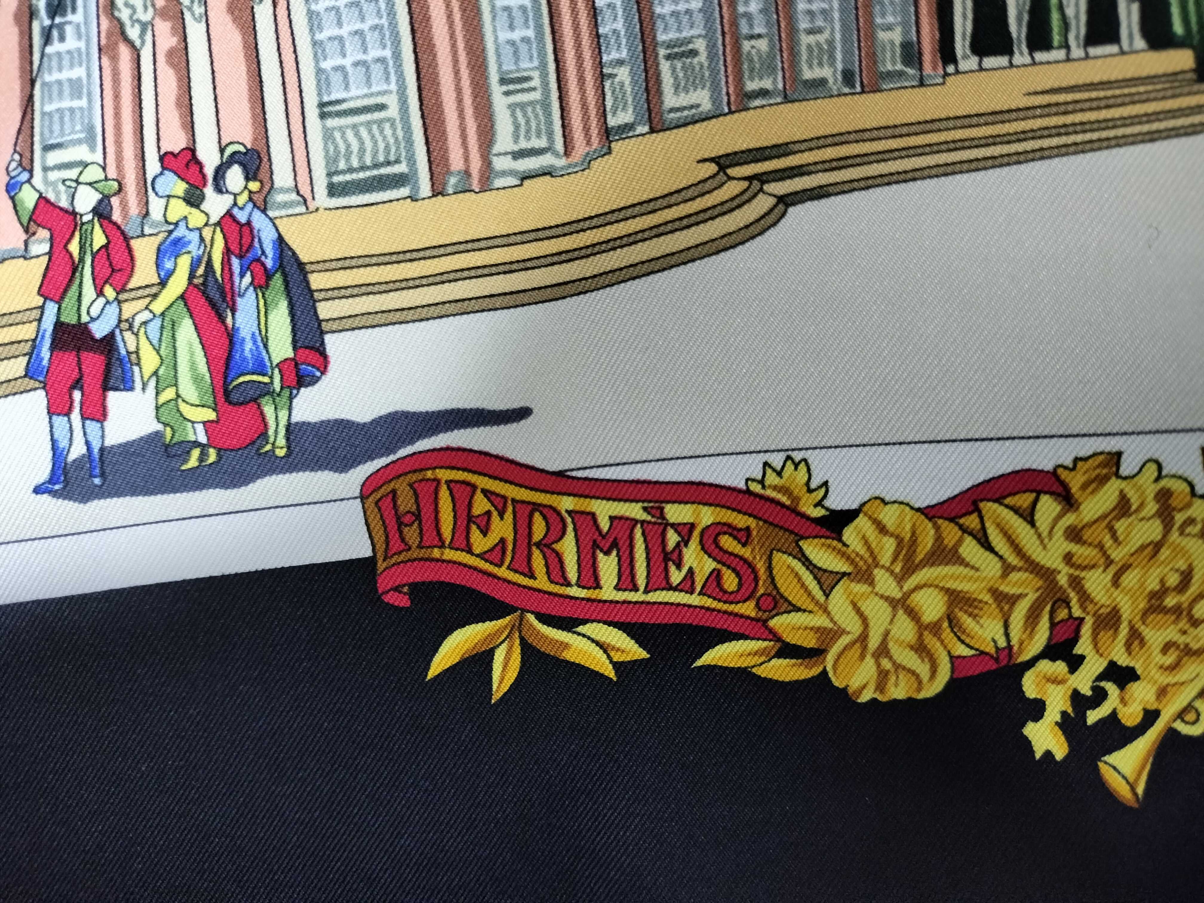 Hermes Sans Soucy Silk Scarf by Loic Dubigeon