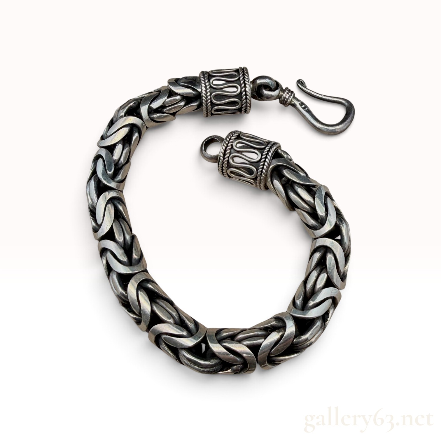 Sterling Silver Byzantine Bracelet