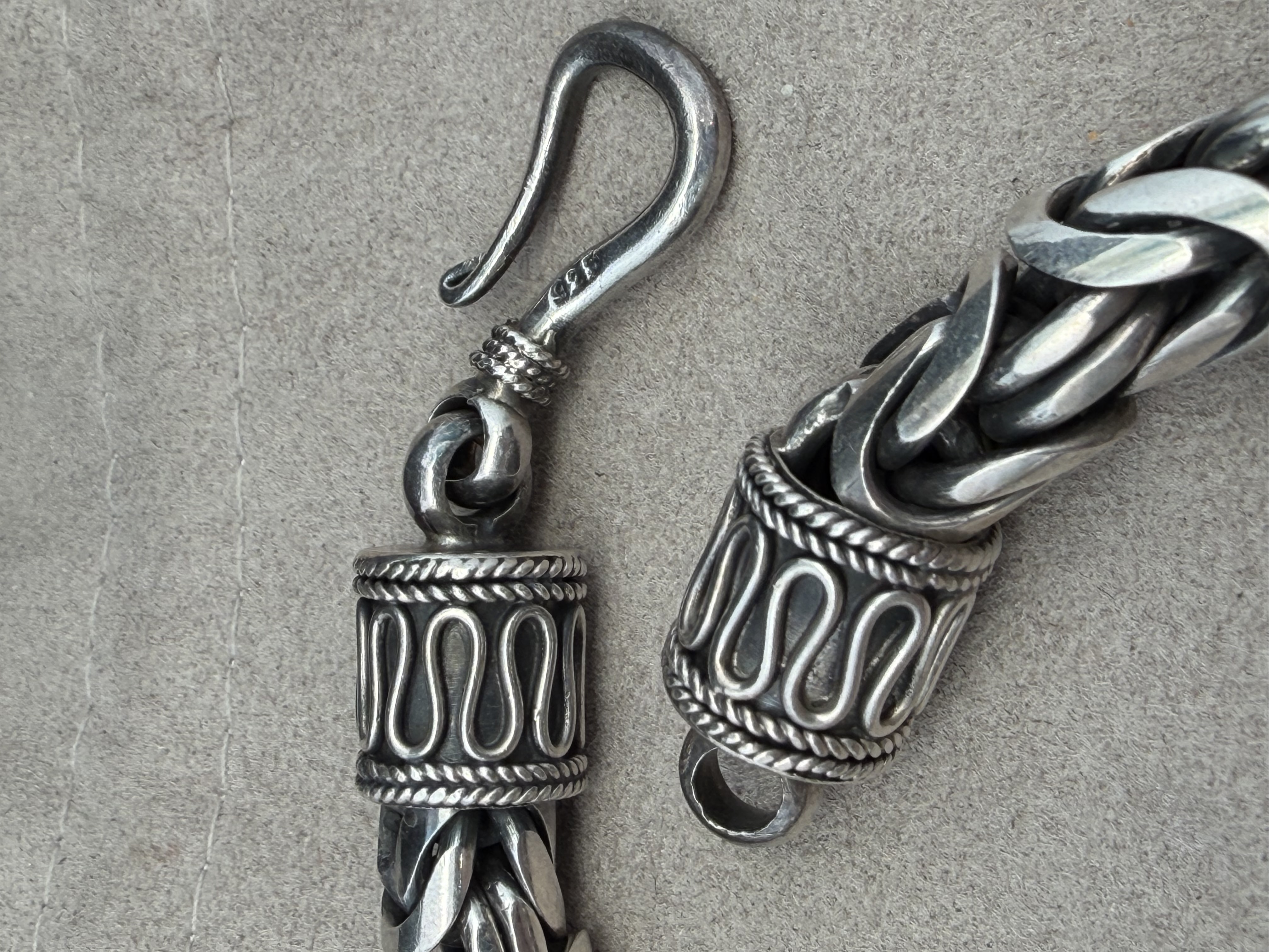 Sterling Silver Byzantine Bracelet