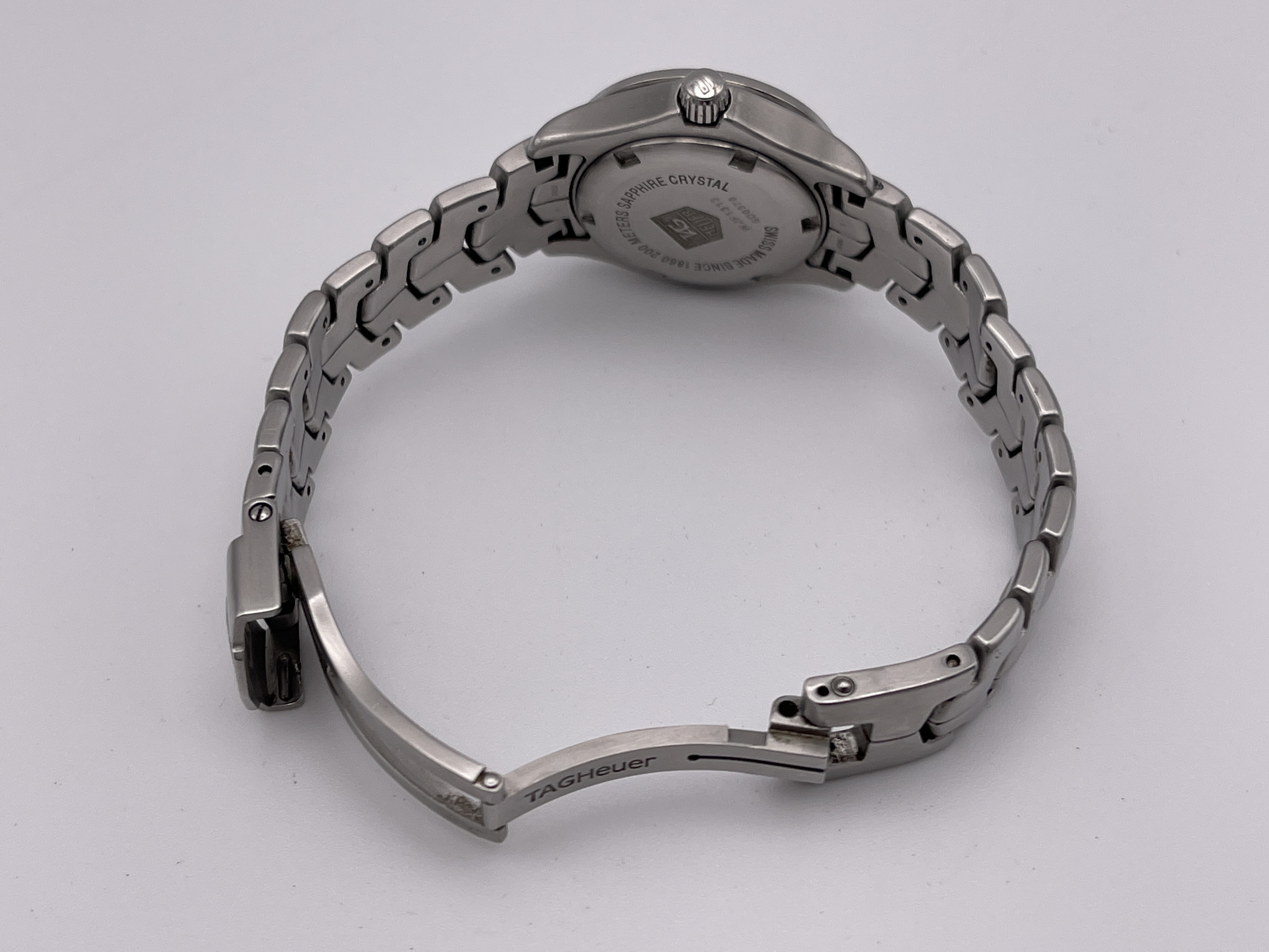 TAG Heuer Link Ladies Stainless Steel Quartz Wristwatch Reference WJF1313