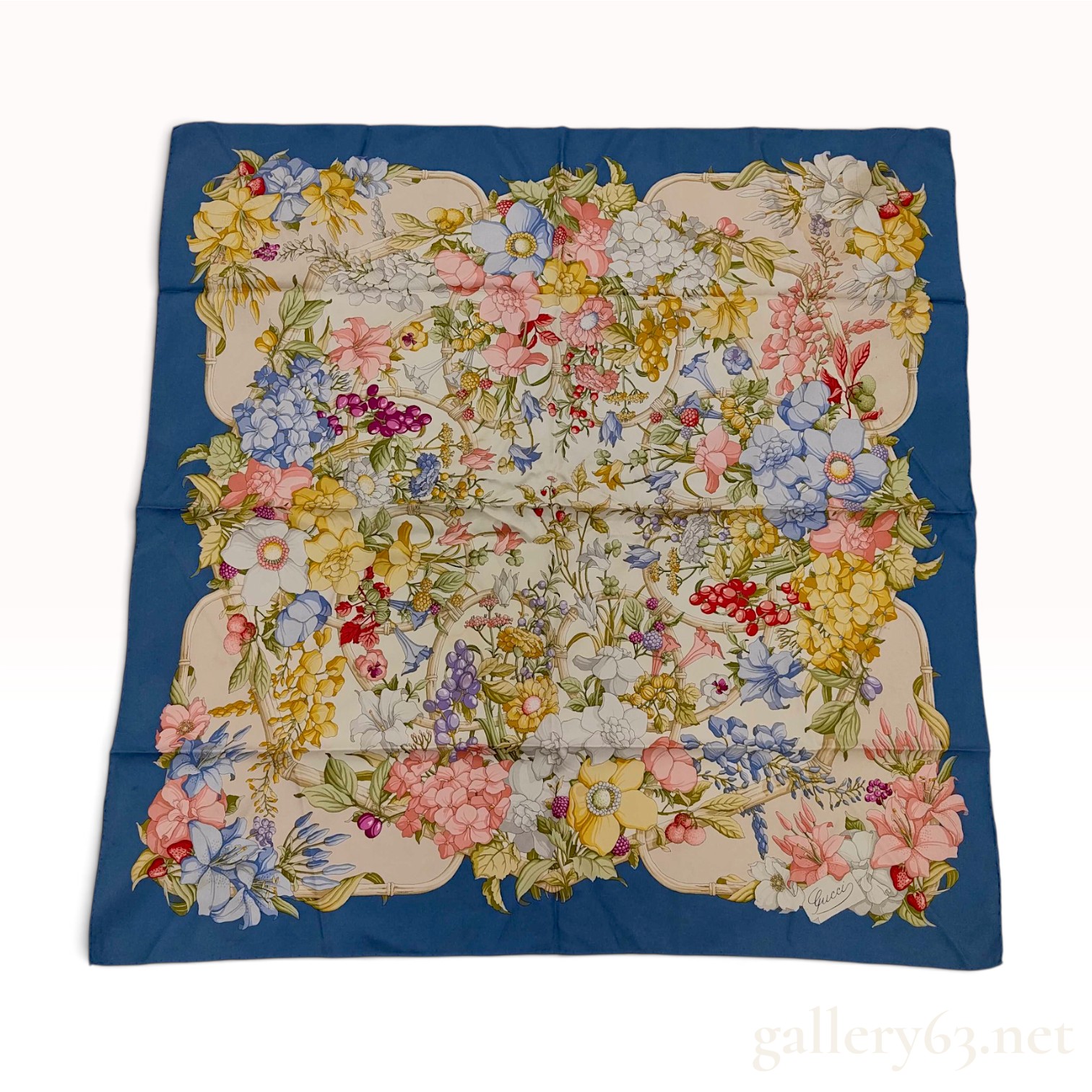 Gucci Flora Silk Scarf by Vittorio Accornero