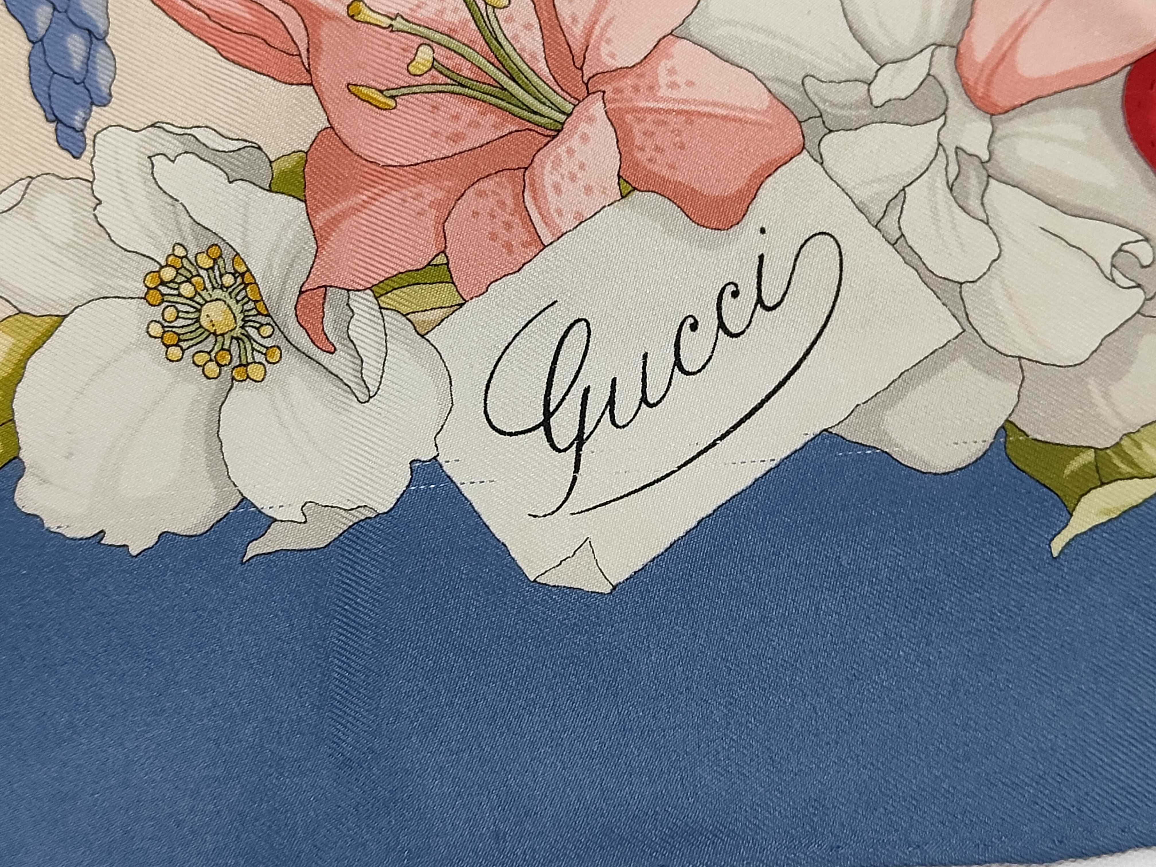 Gucci Flora Silk Scarf by Vittorio Accornero