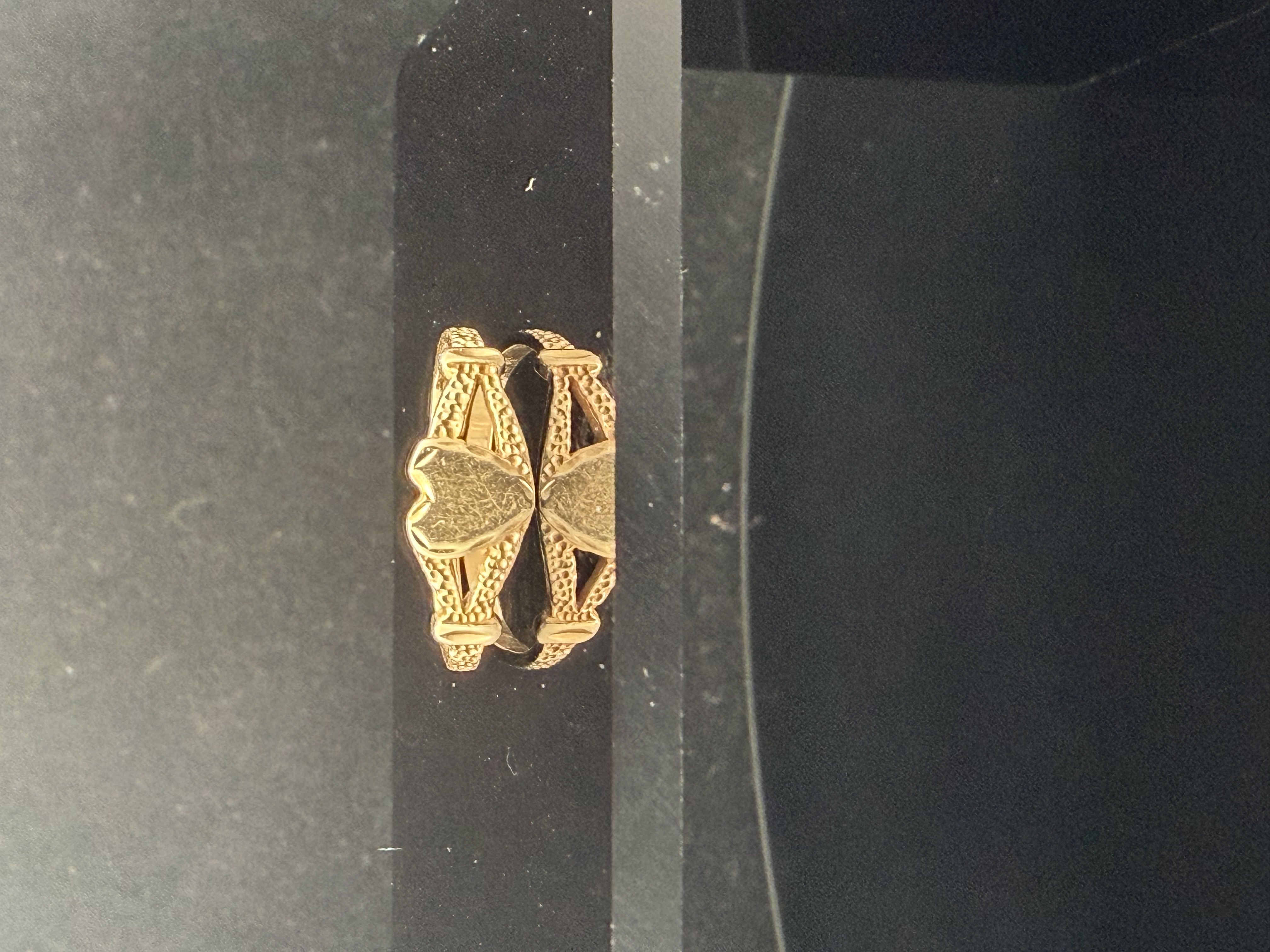 14k Yellow Gold Heart Ring