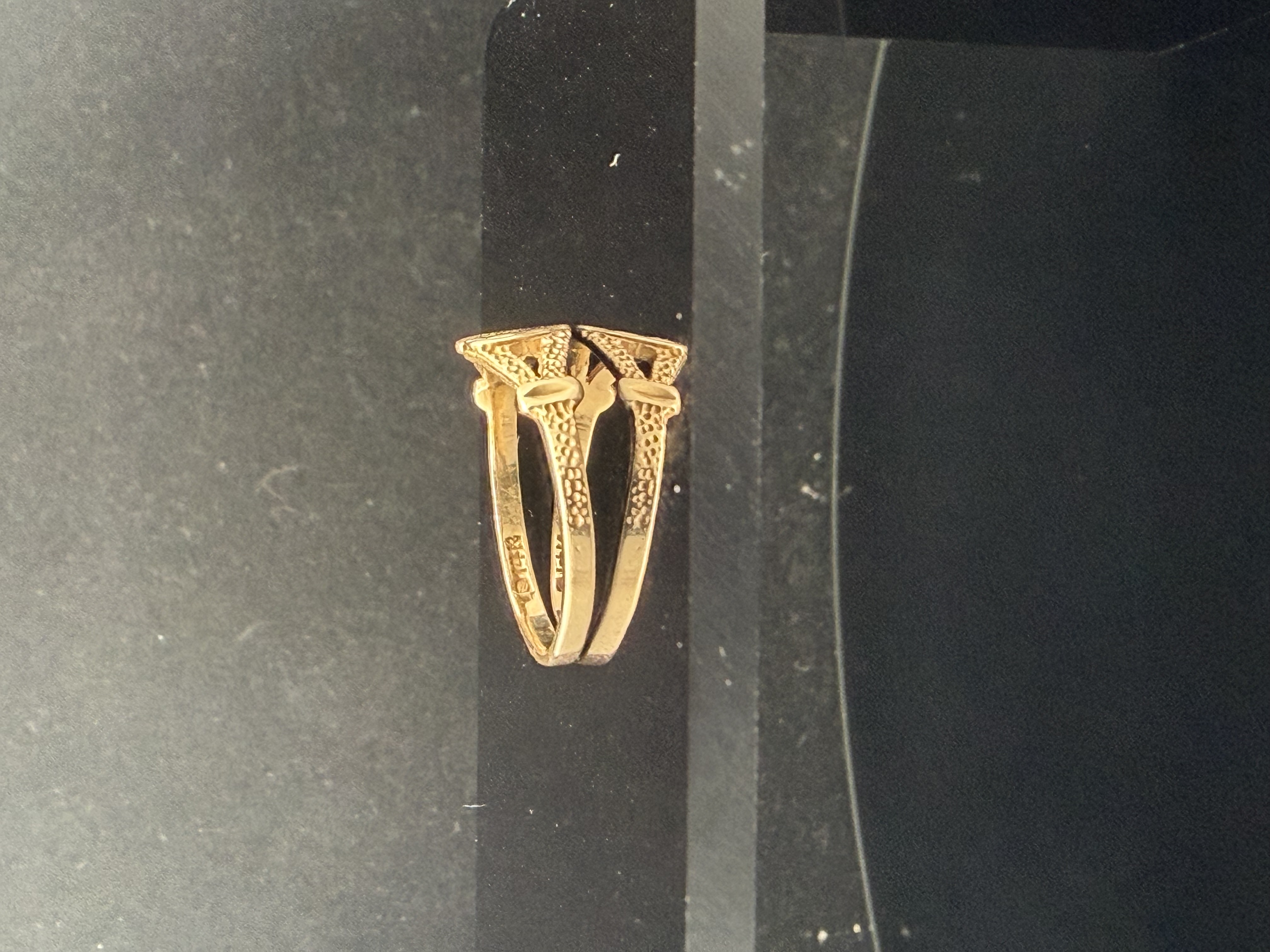 14k Yellow Gold Heart Ring