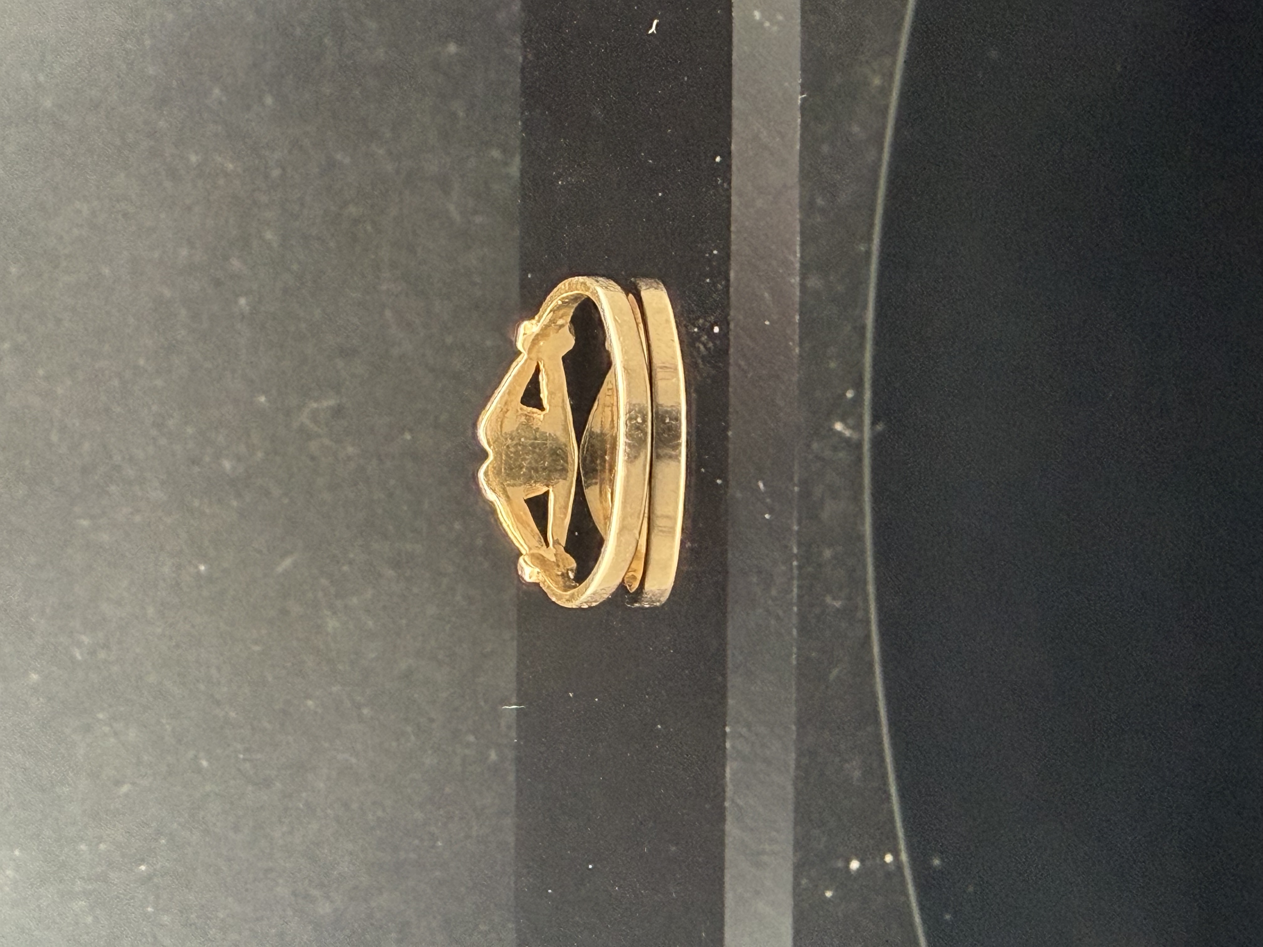 14k Yellow Gold Heart Ring
