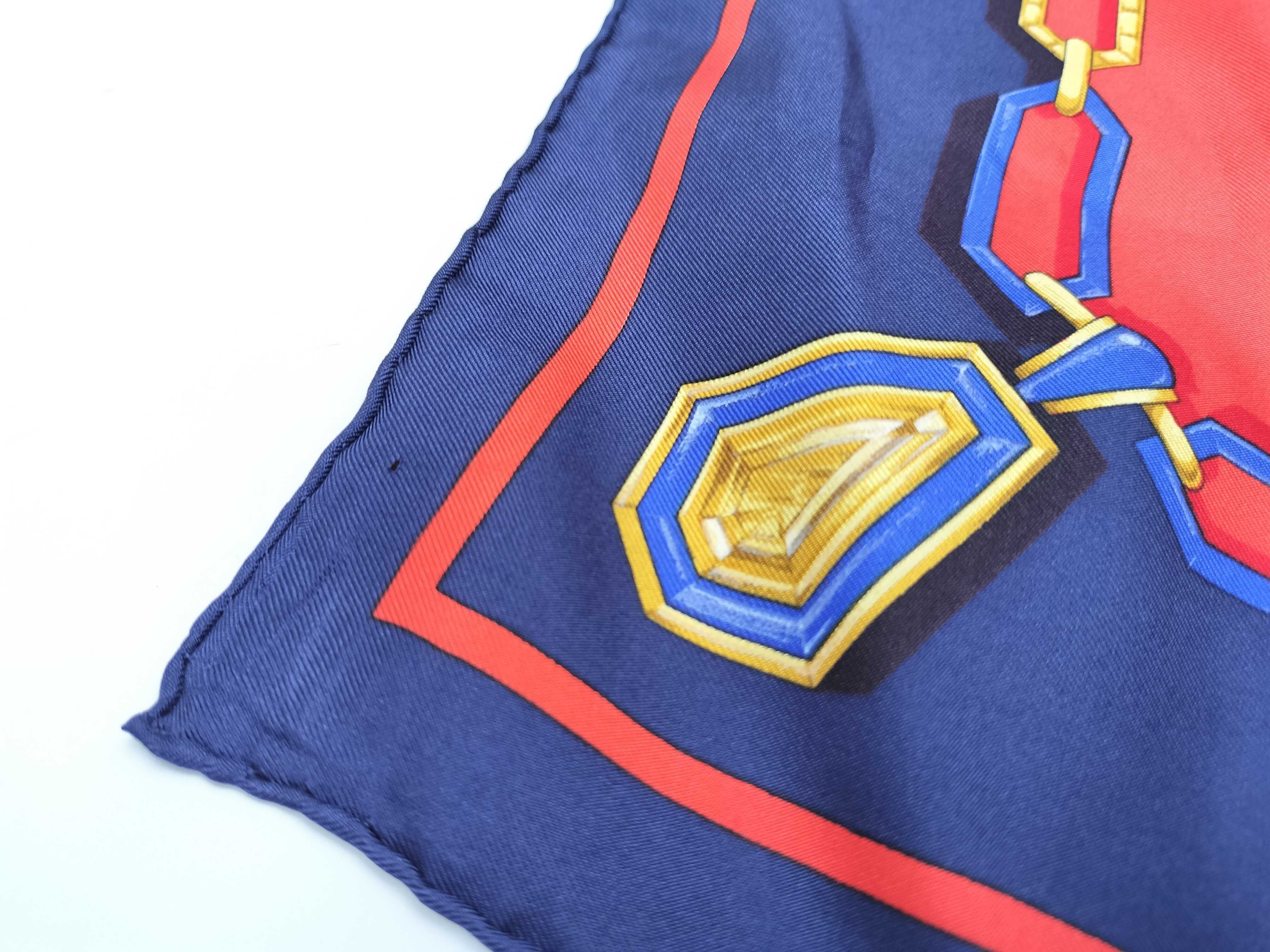 Must de Cartier Silk Chain Motif Scarf