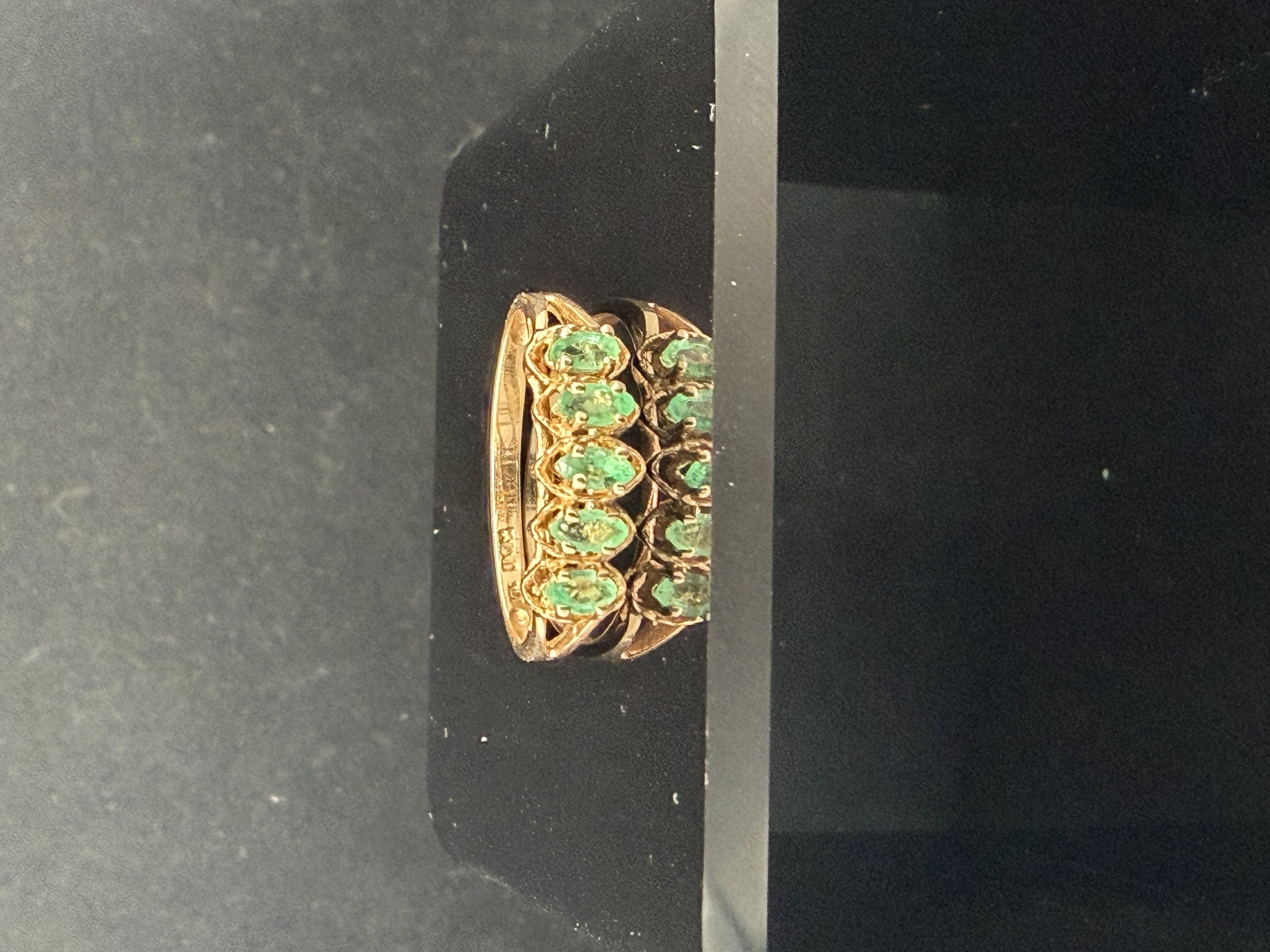 10k Yellow Gold Emerald Ring
