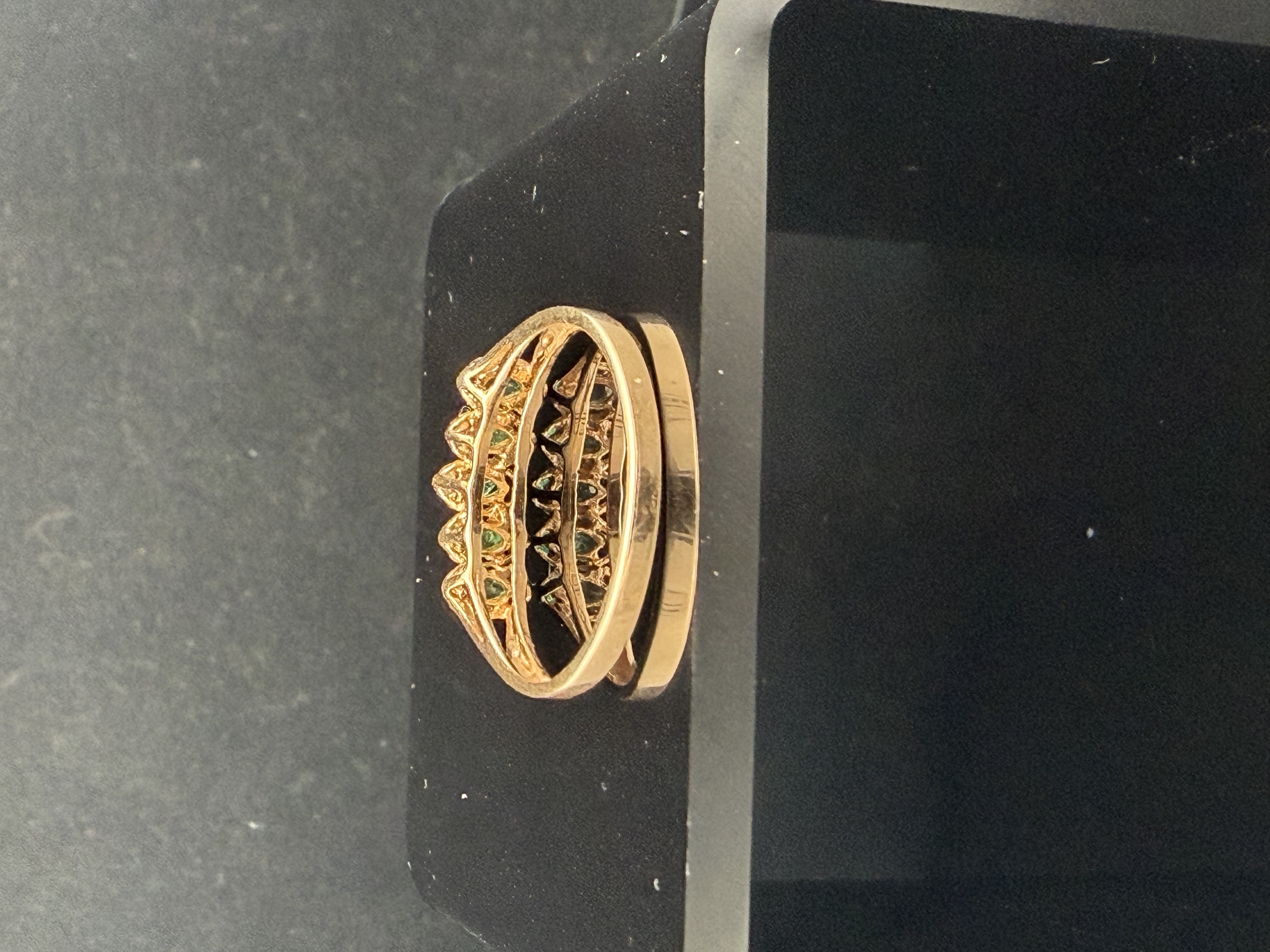 10k Yellow Gold Emerald Ring