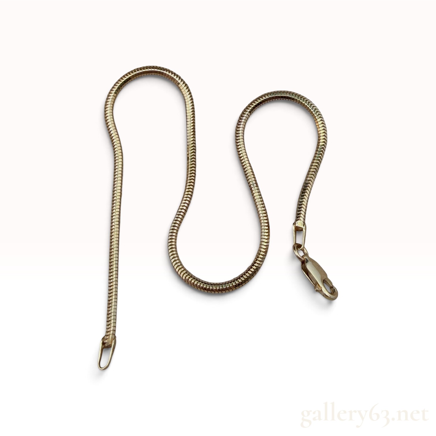 14k Yellow Gold Snake Bracelet