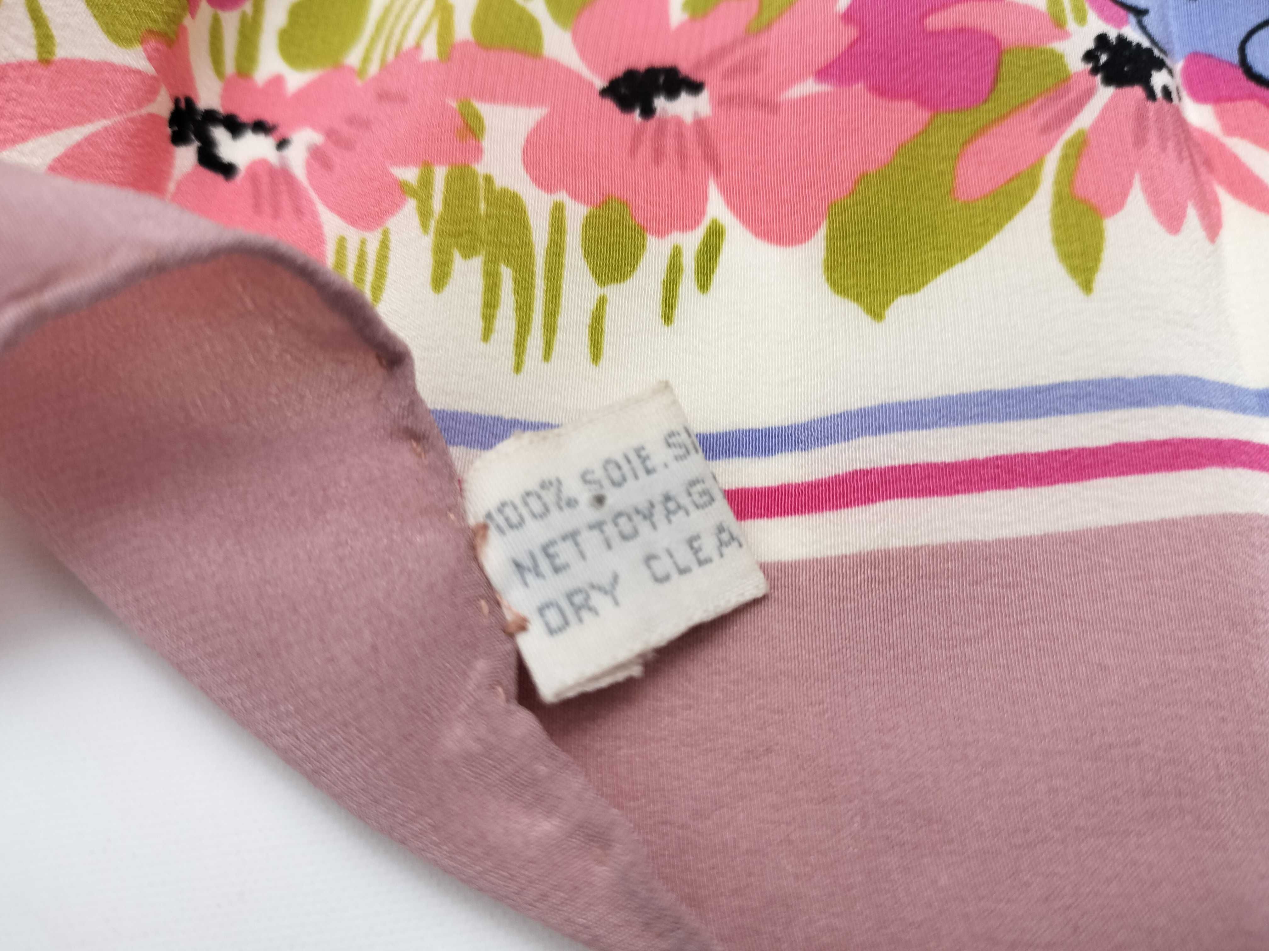 Christian Dior Floral Garden Silk Scarf