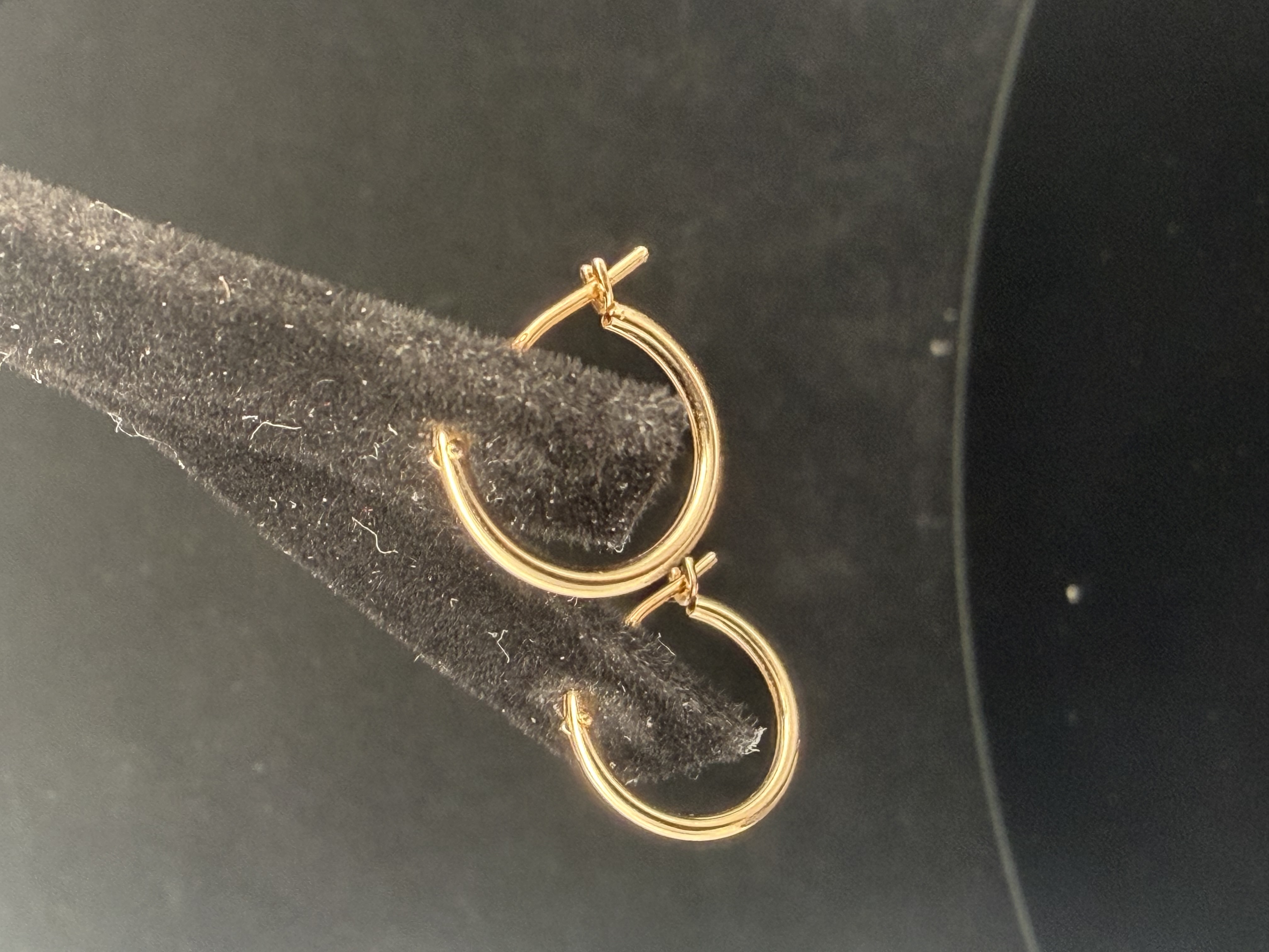 14k Yellow Gold Hoops