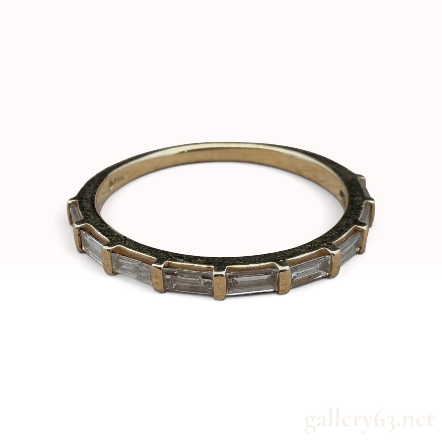14k Baguette Diamond Ring
