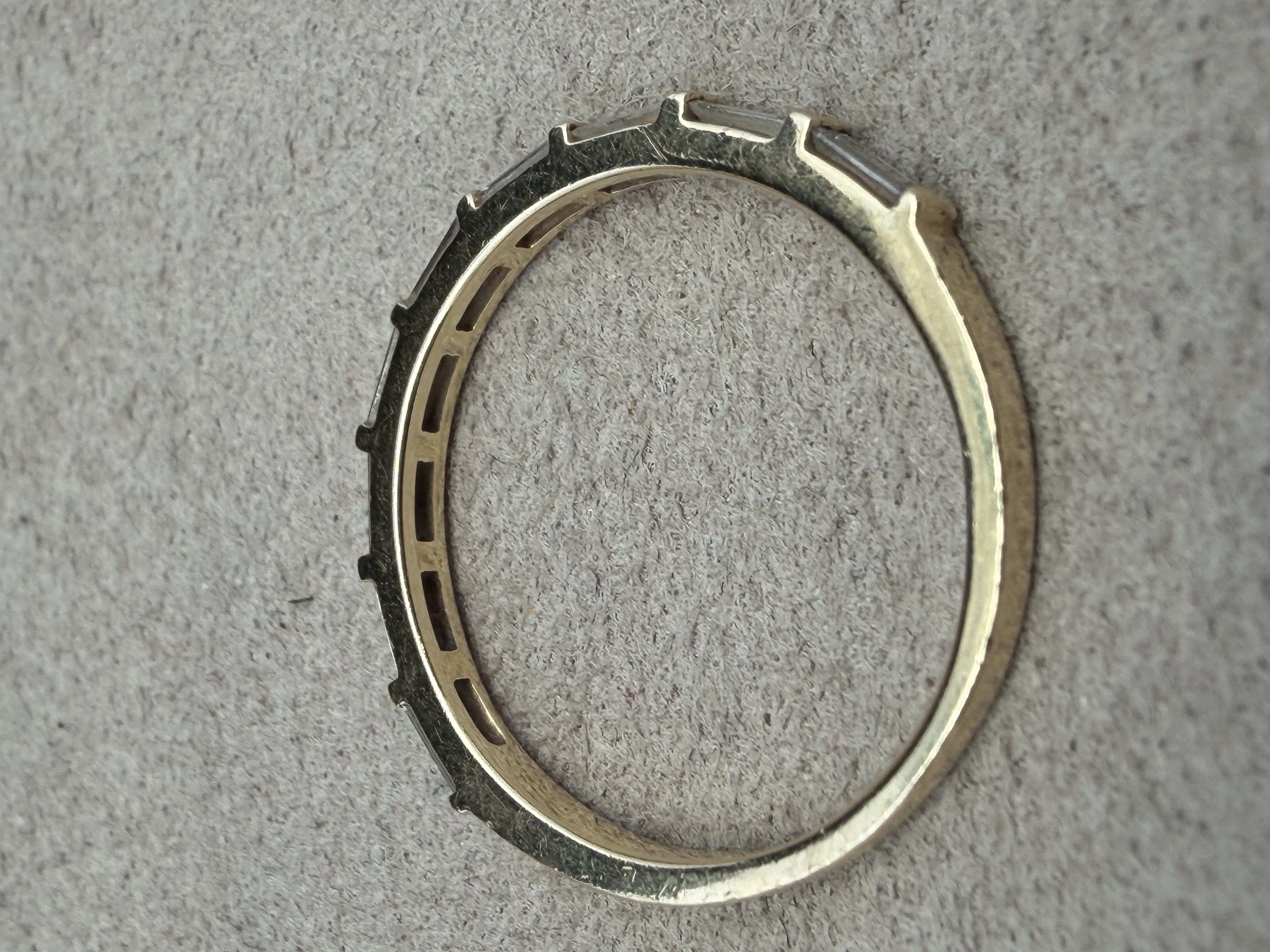 14k Baguette Diamond Ring