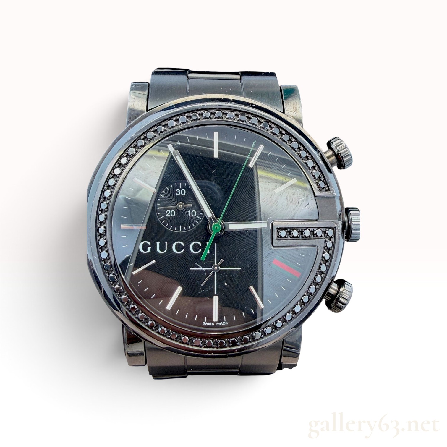 Gucci Black Diamond Watch