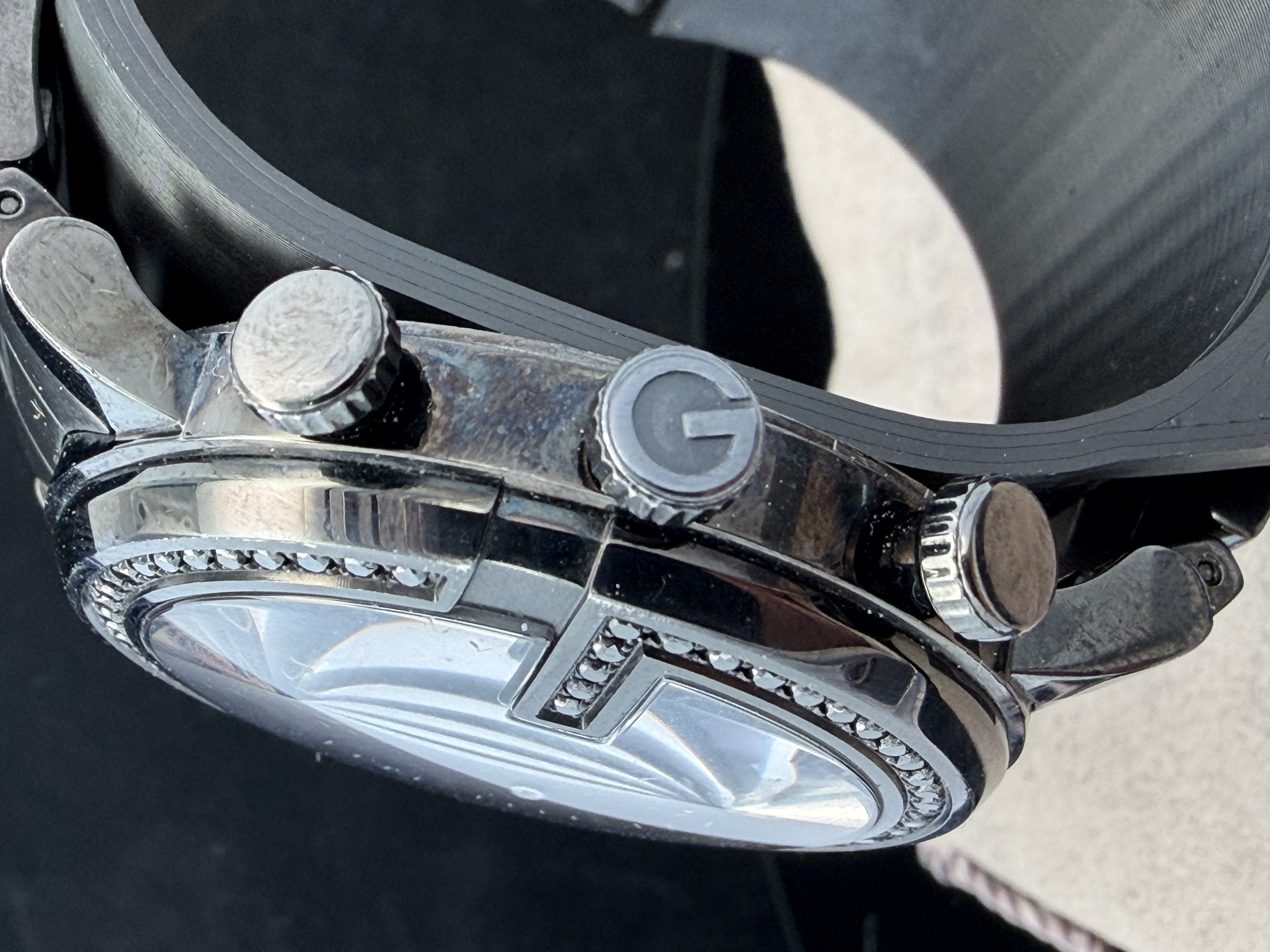 Gucci Black Diamond Watch