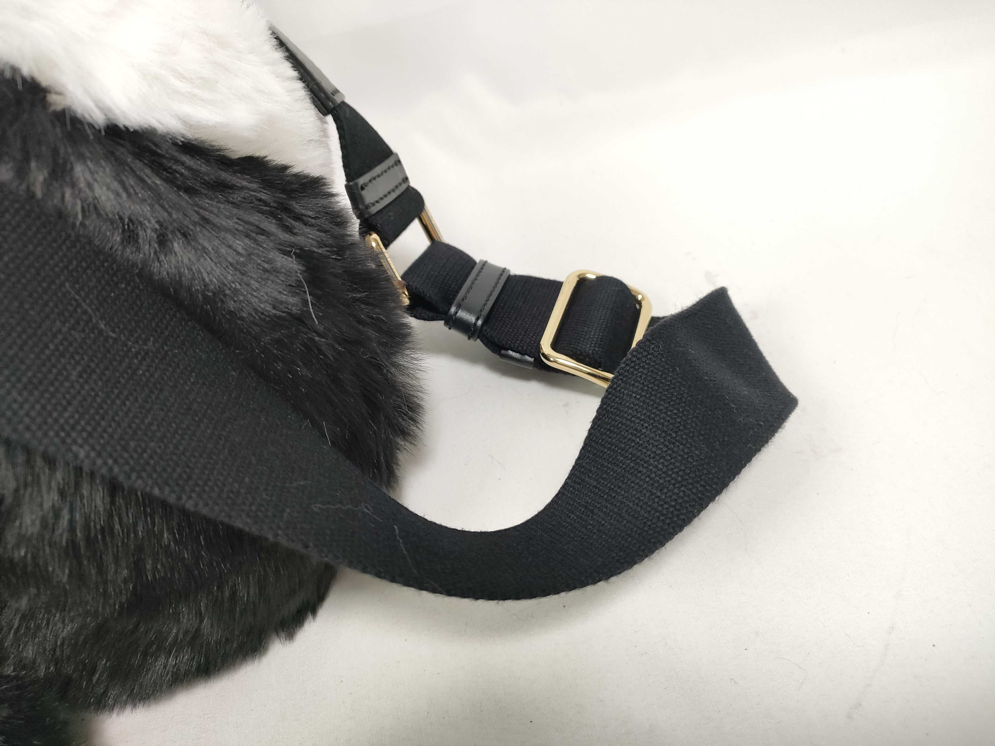Dolce and Gabbana Plush Panda Crossbody Bag