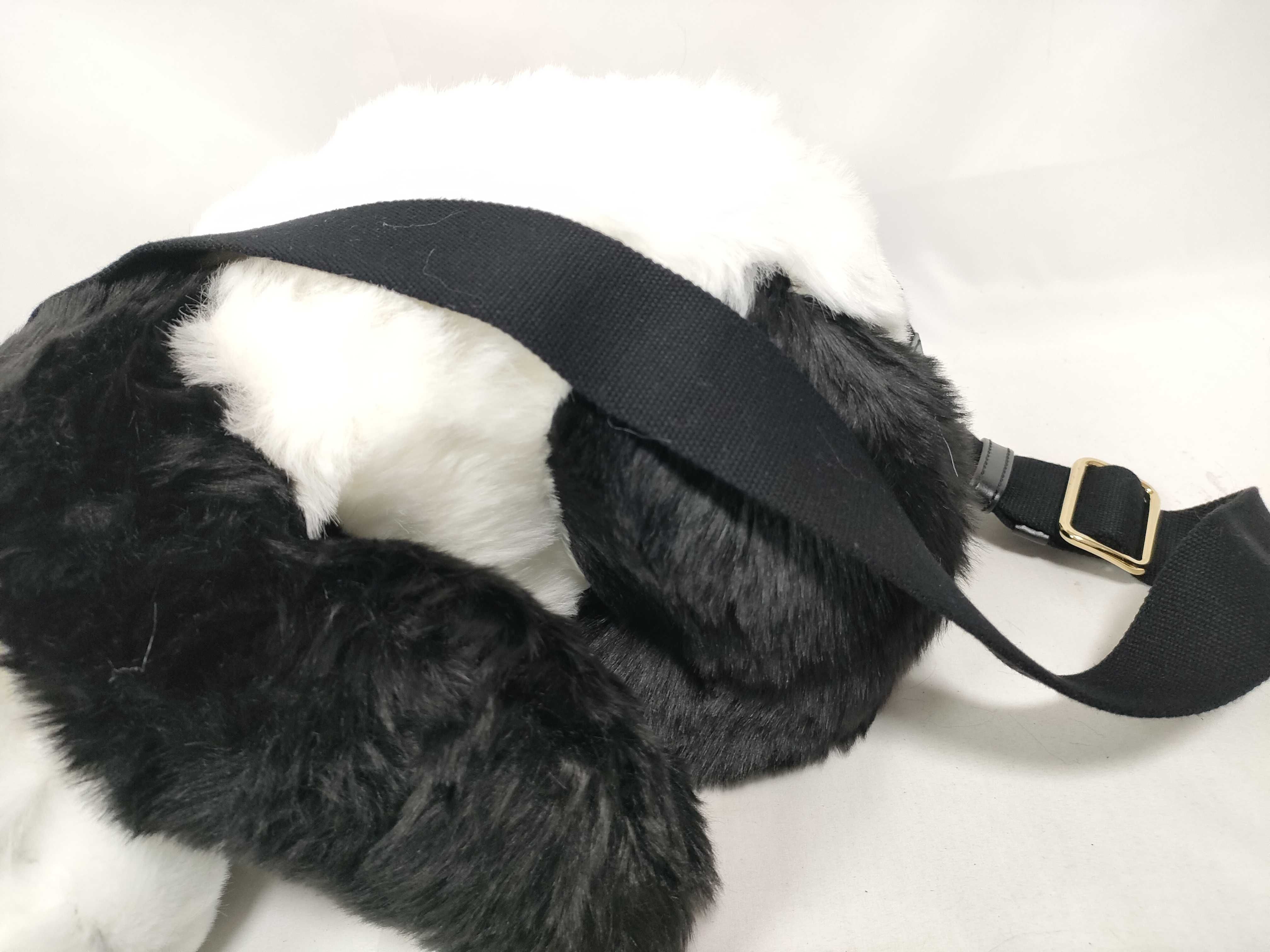 Dolce and Gabbana Plush Panda Crossbody Bag