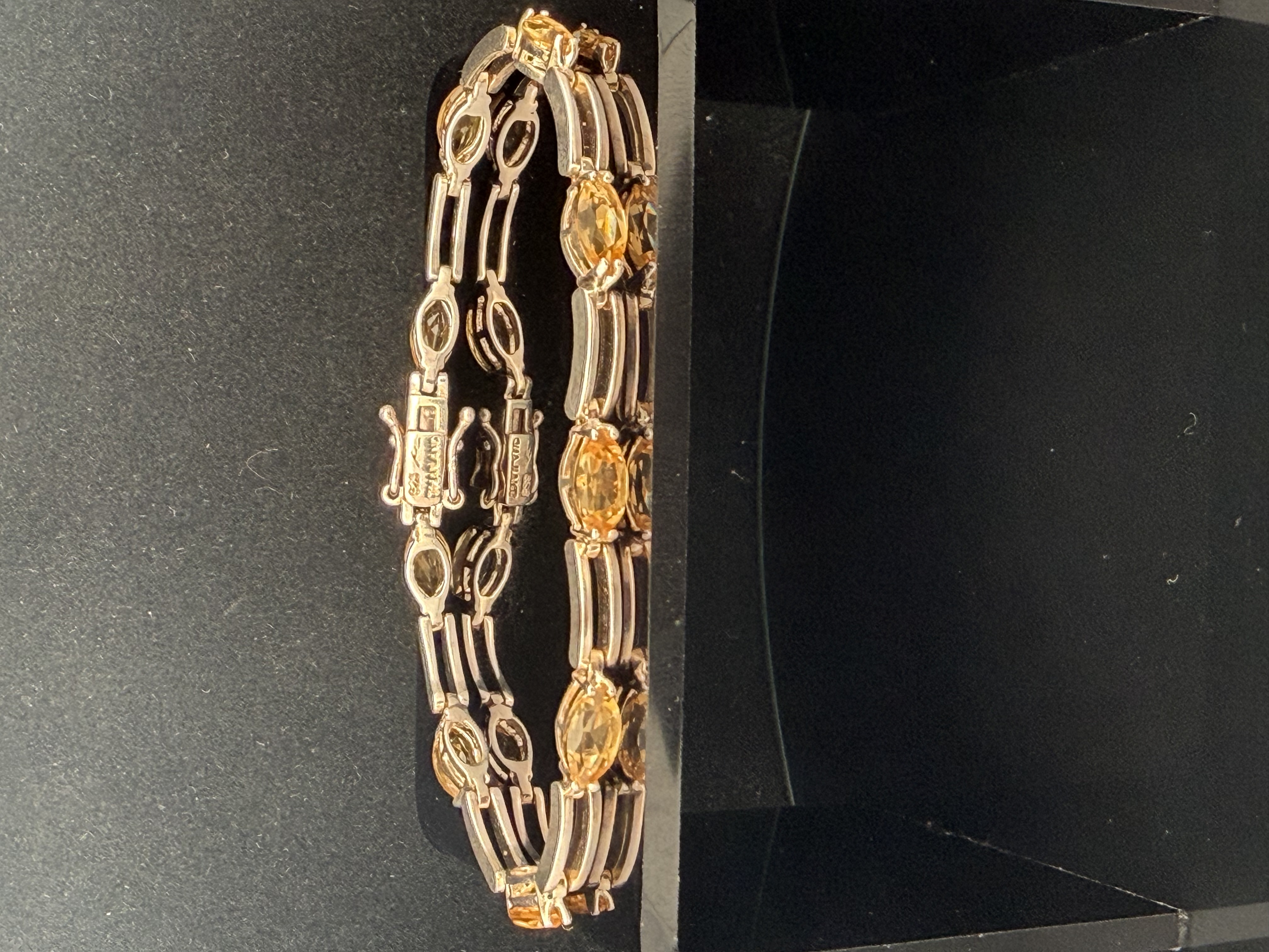 Sterling Silver Citrine Bracelet