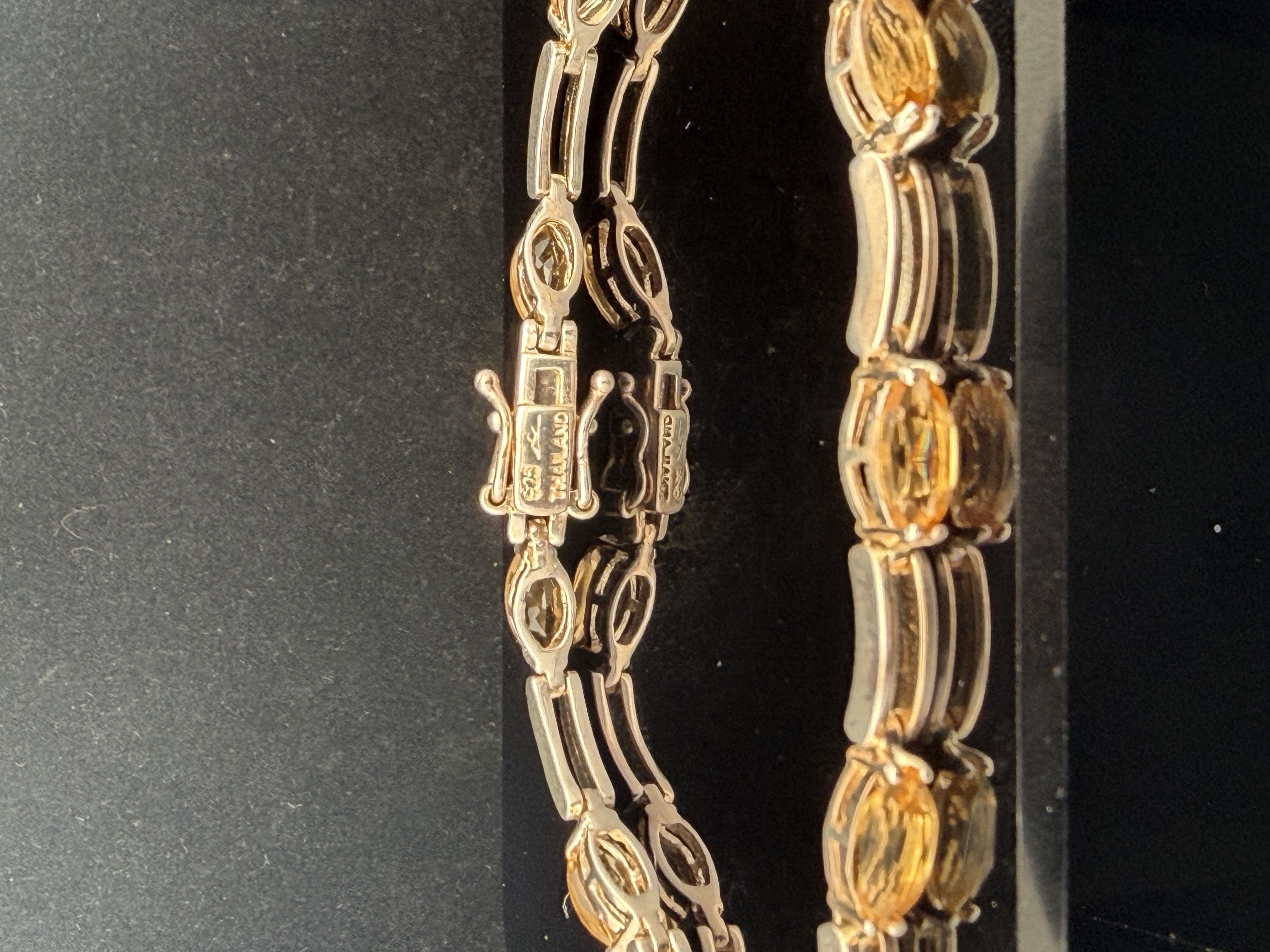 Sterling Silver Citrine Bracelet
