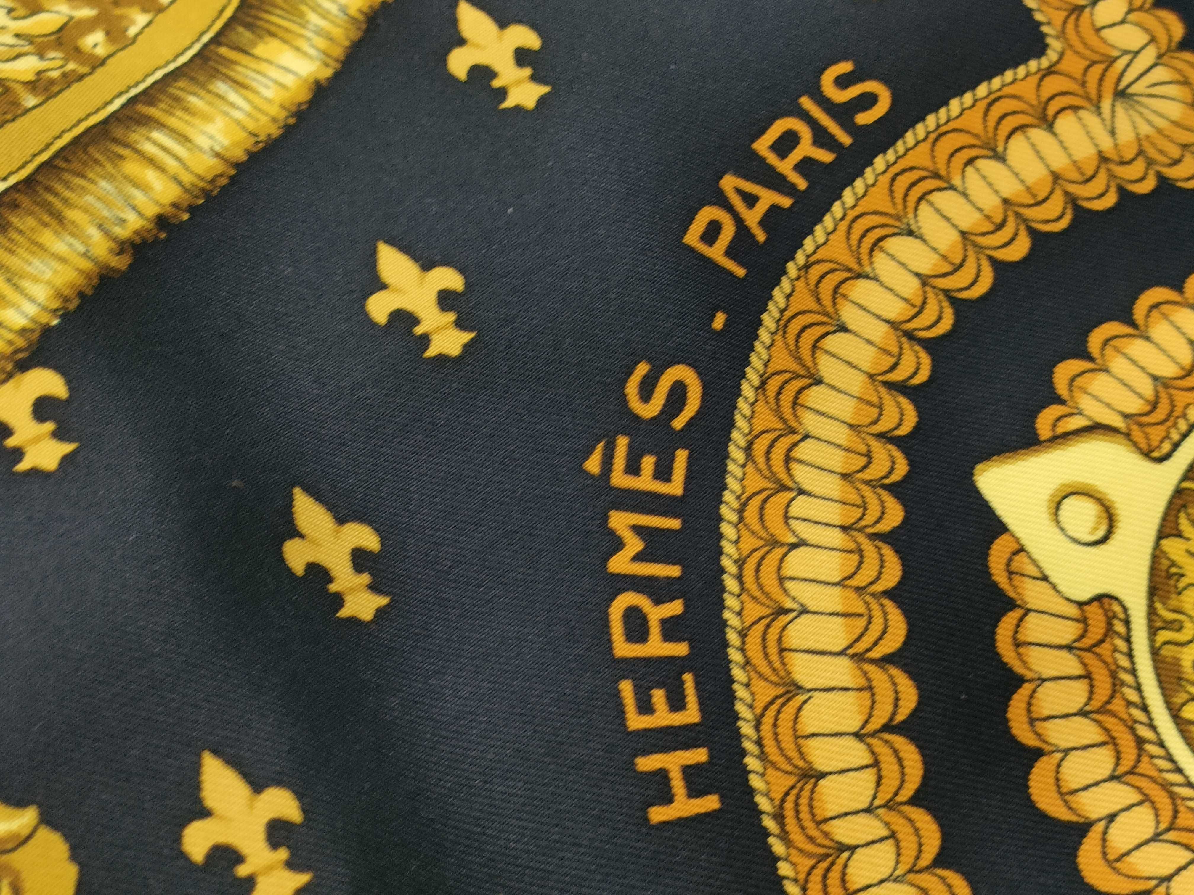 Hermes Selles a Housse Silk Scarf