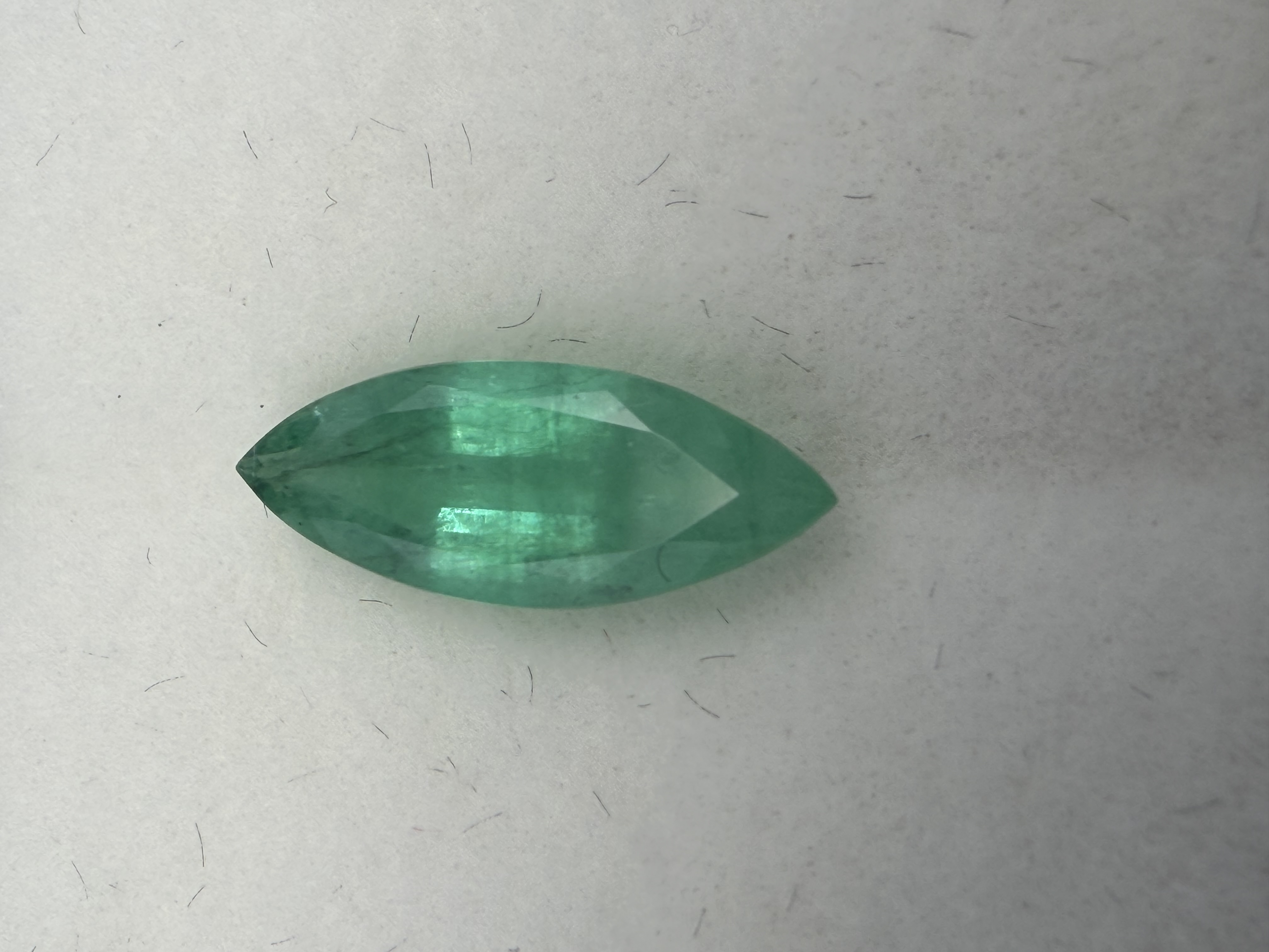 1.29 Carat Marquise Natural Emerald