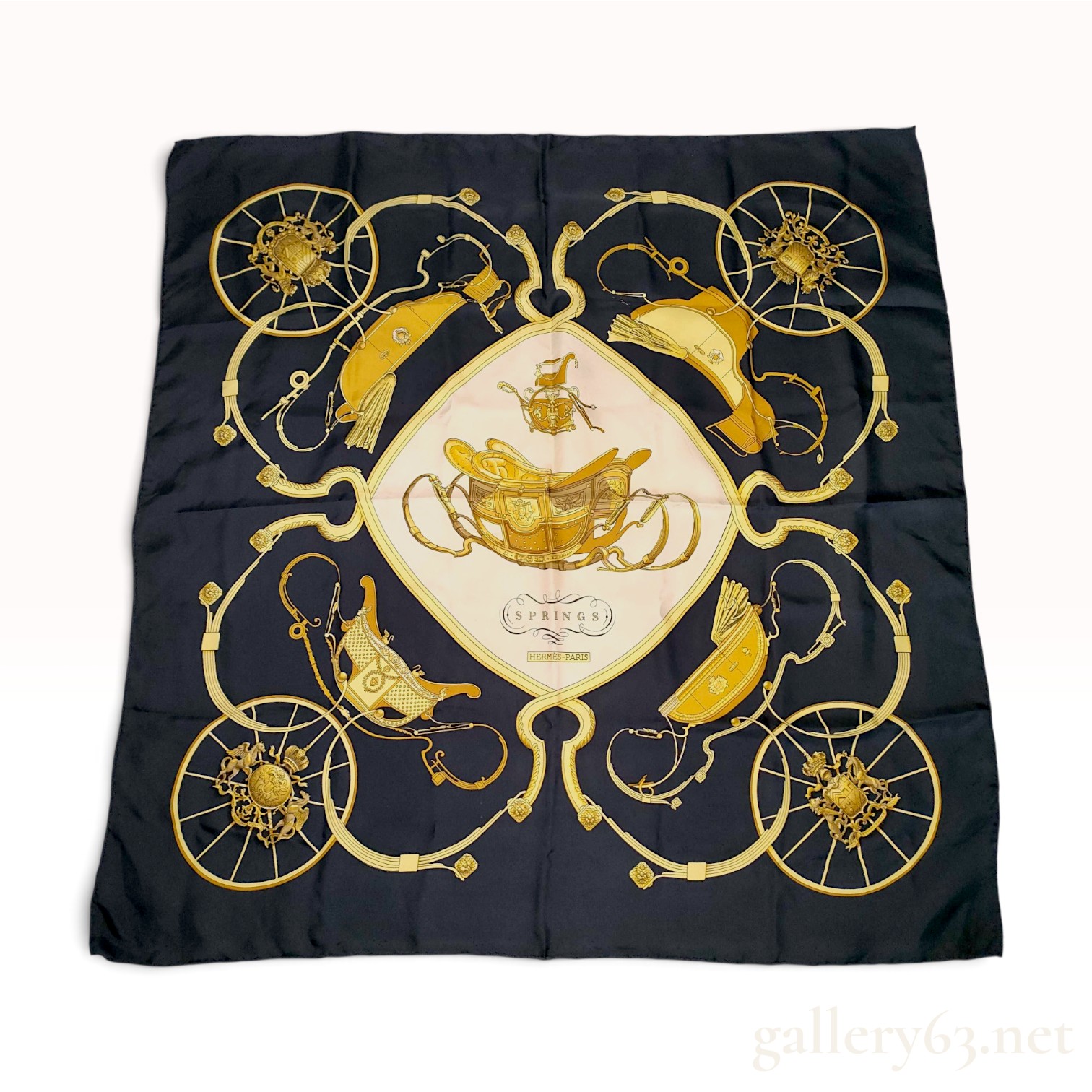 Hermes Springs Silk Scarf