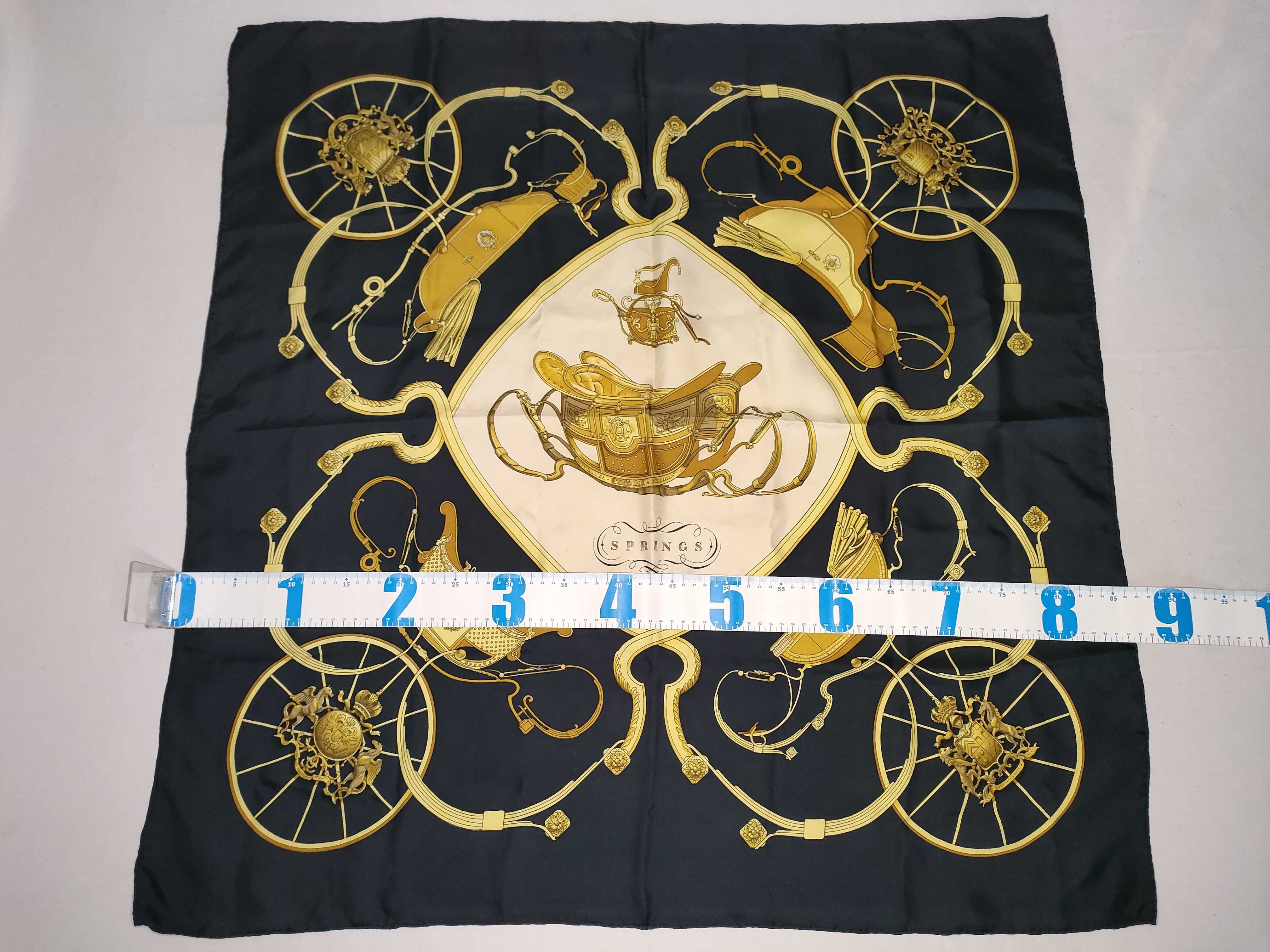 Hermes Springs Silk Scarf