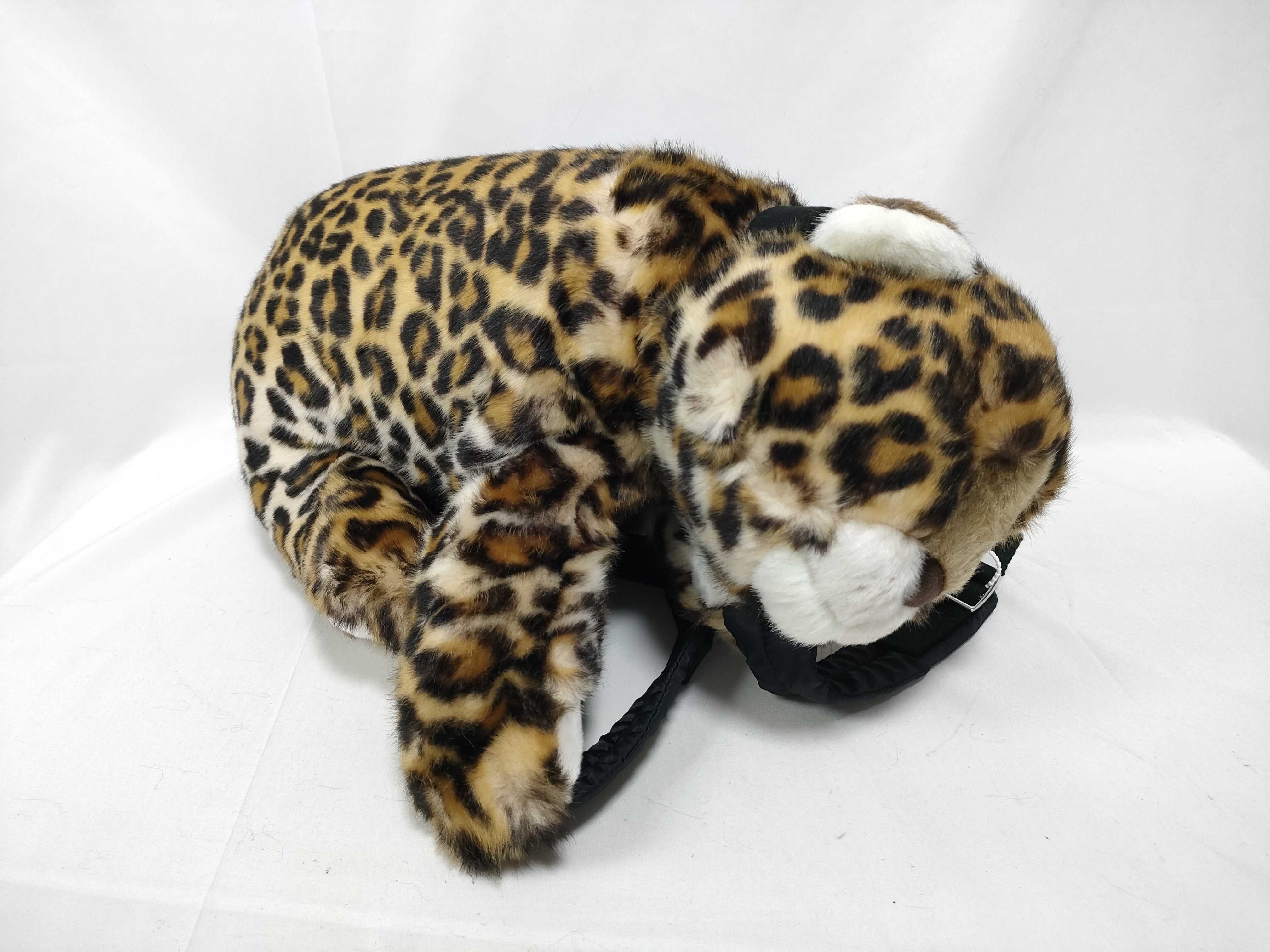 Dolce & Gabbana Plush Leopard Animal Form Backpack