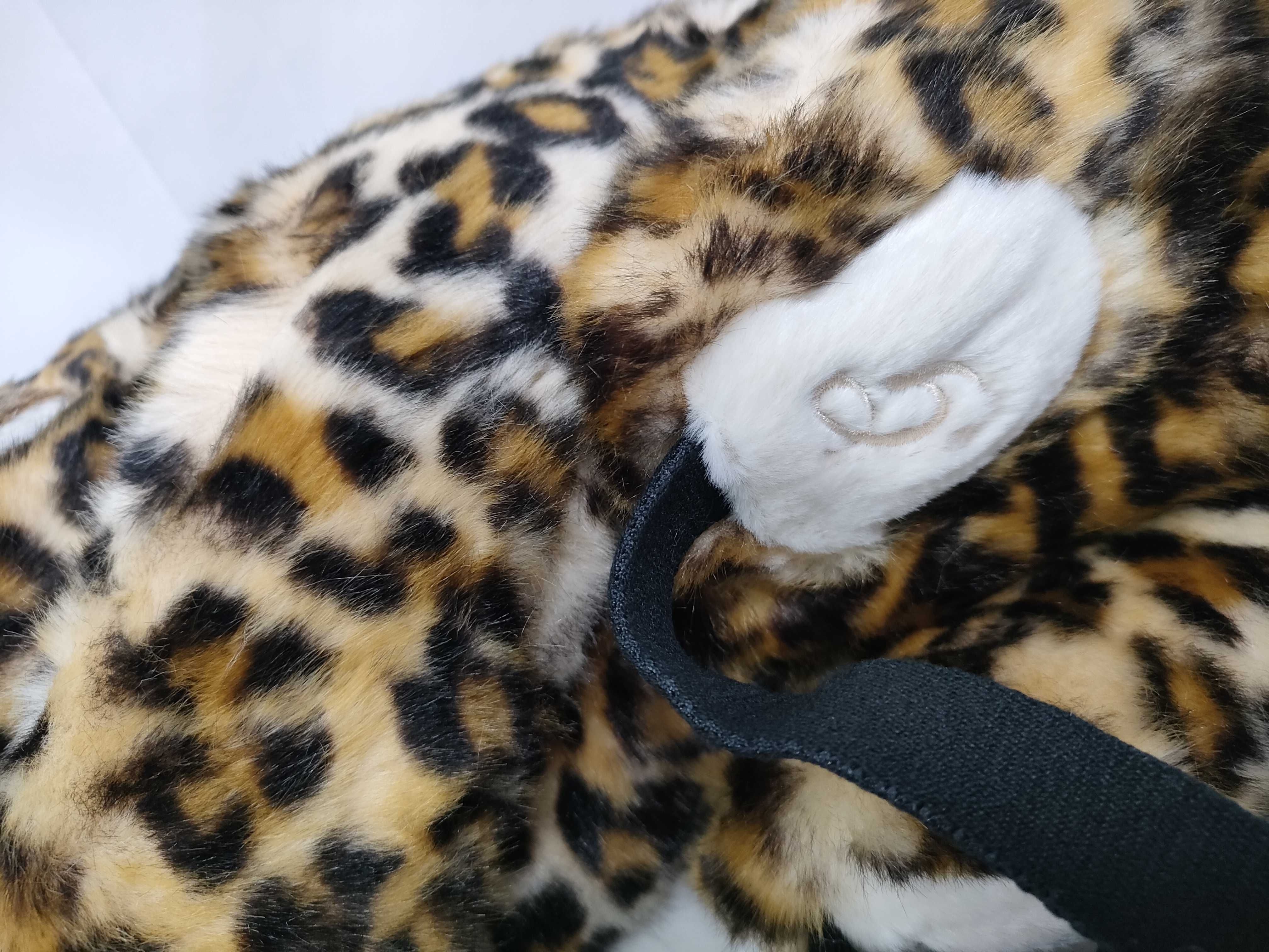 Dolce & Gabbana Plush Leopard Animal Form Backpack