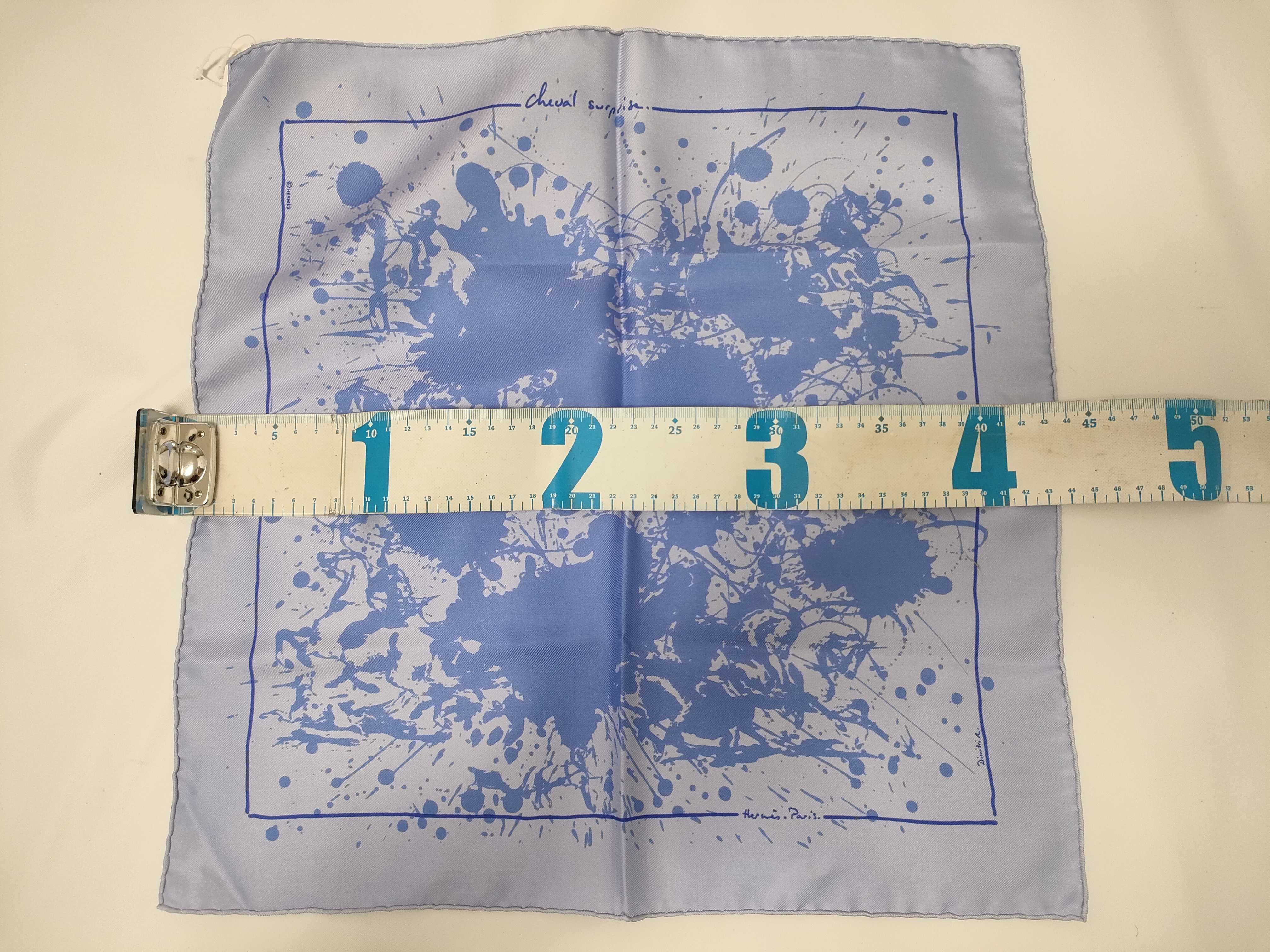 Hermes Cheval Surprise Silk Gavroche Scarf by Dimitri Rybaltchenko