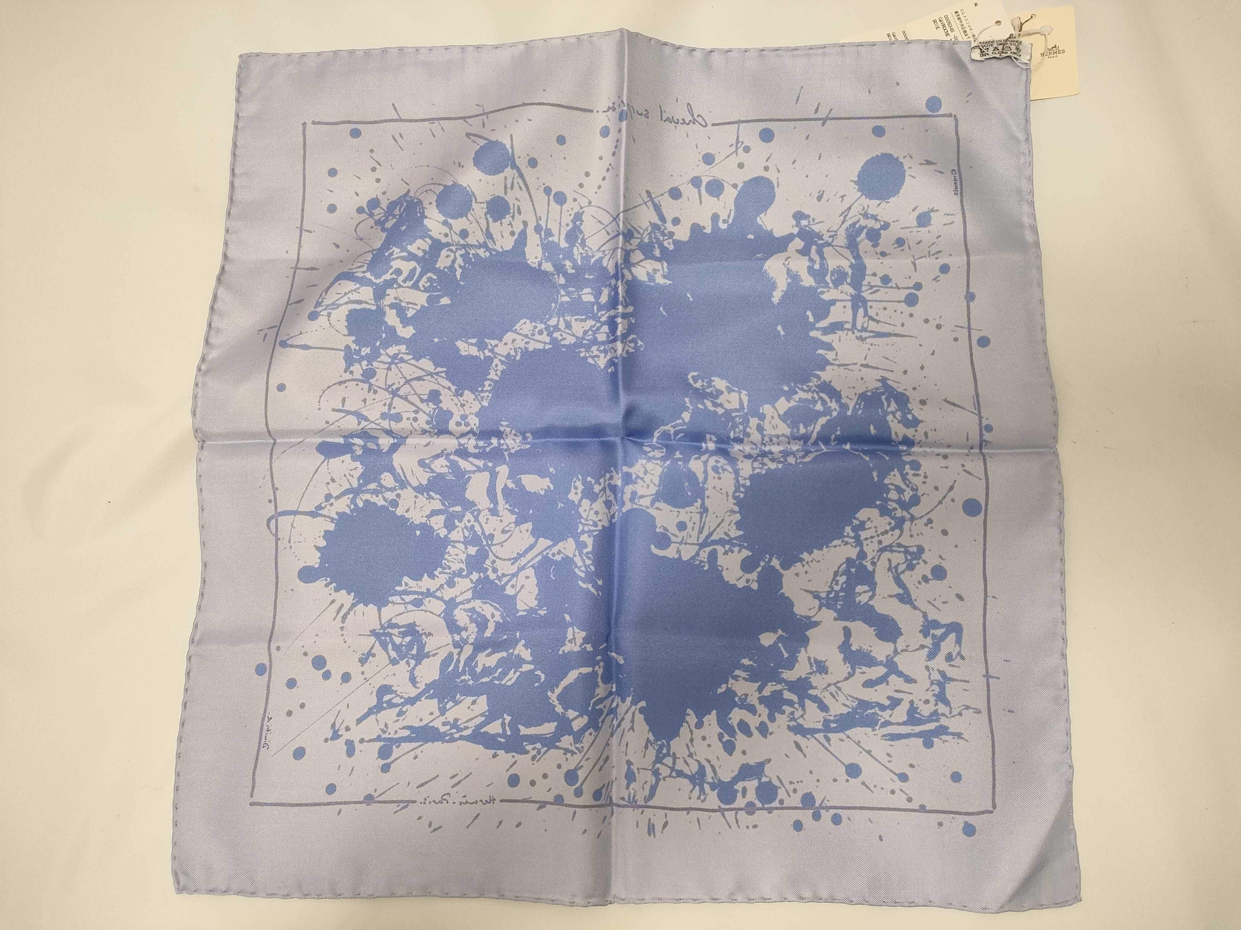 Hermes Cheval Surprise Silk Gavroche Scarf by Dimitri Rybaltchenko