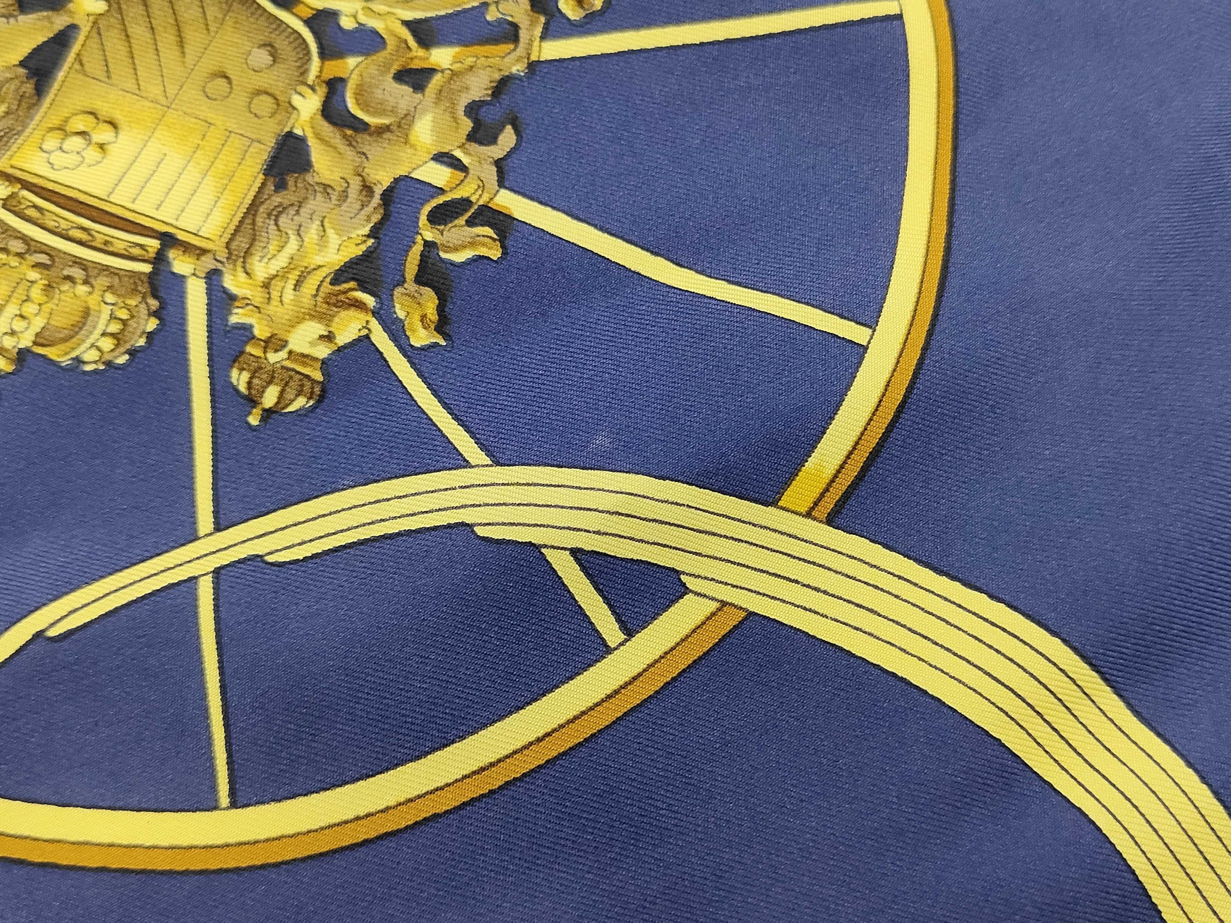 Hermes Springs Silk Scarf Designed by Philippe Ledoux