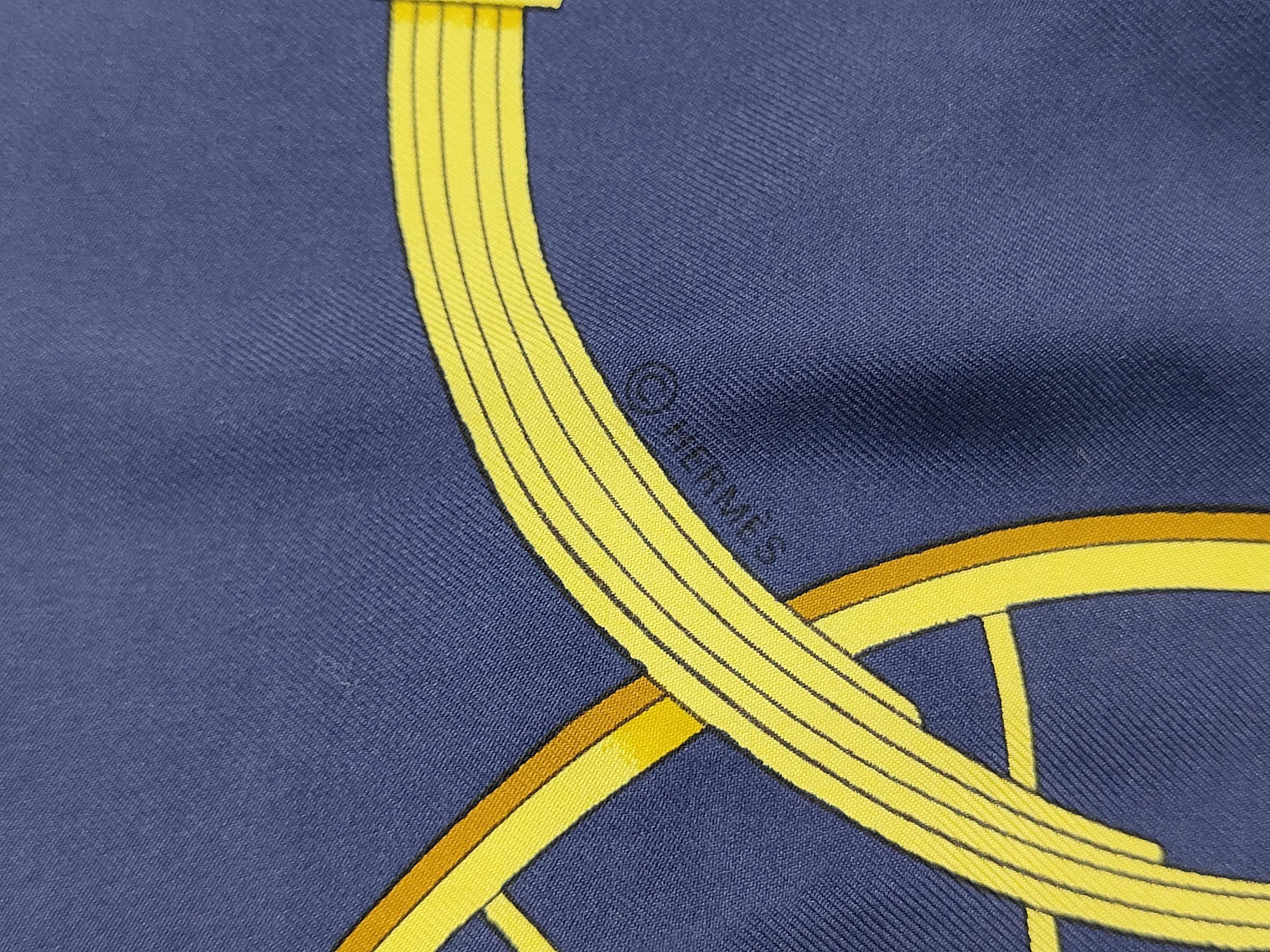 Hermes Springs Silk Scarf Designed by Philippe Ledoux