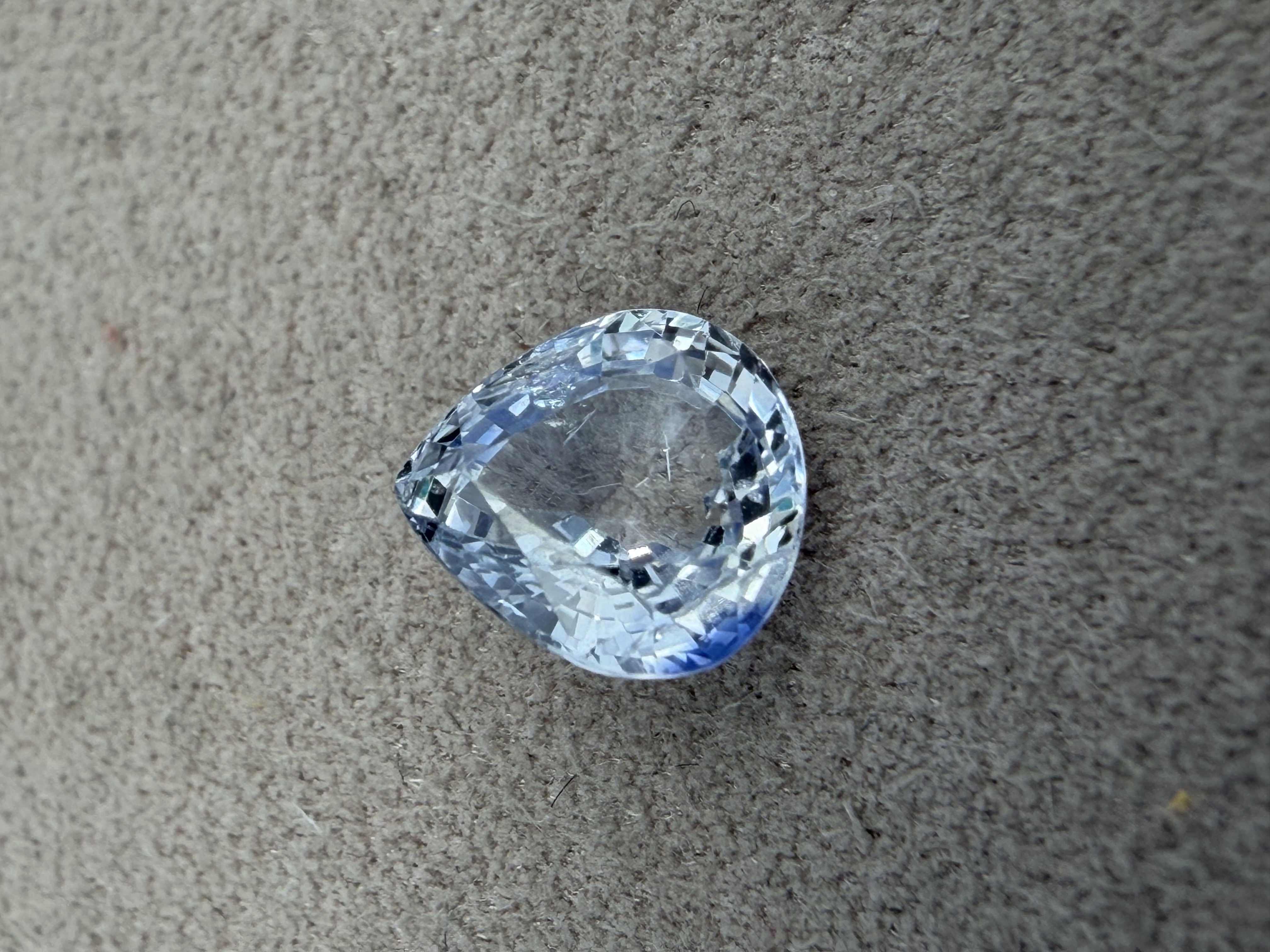 Certified 1.32 Carat Natural Sapphire
