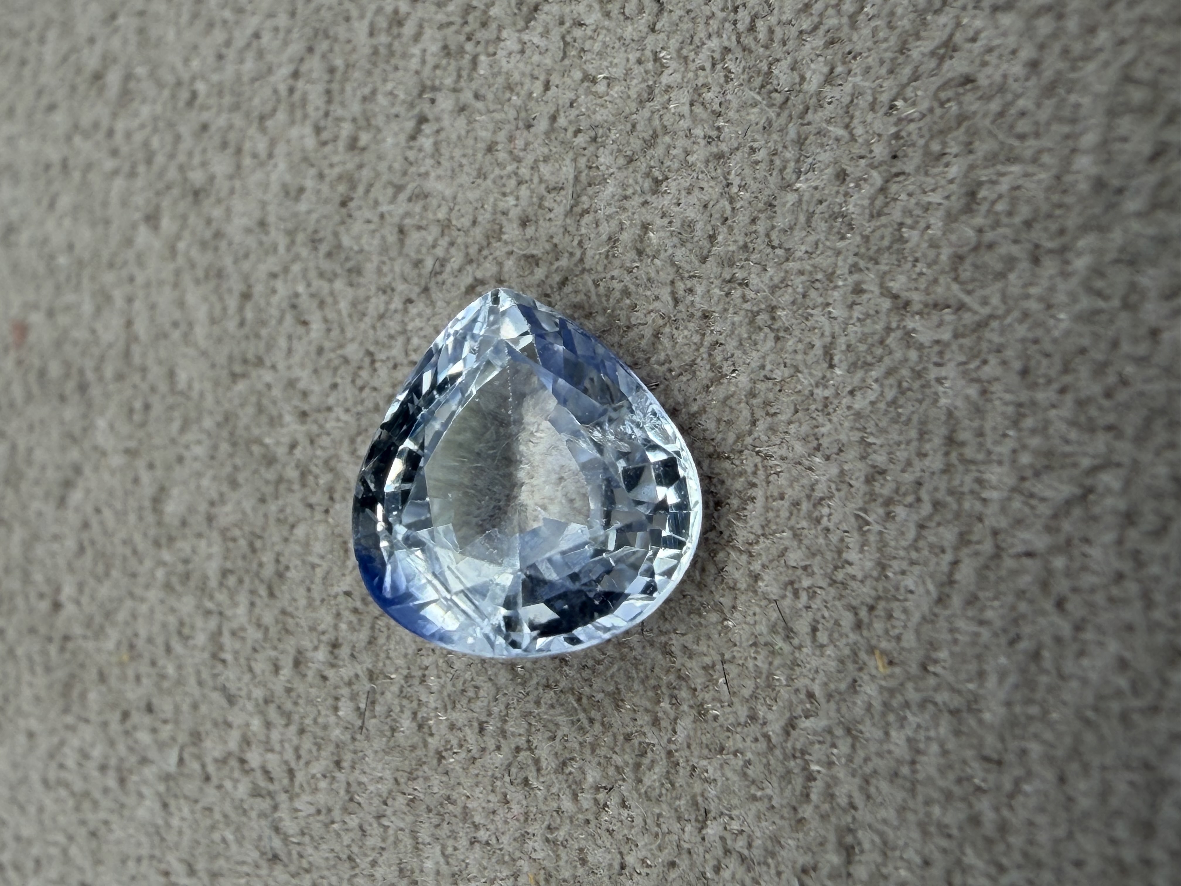 Certified 1.32 Carat Natural Sapphire
