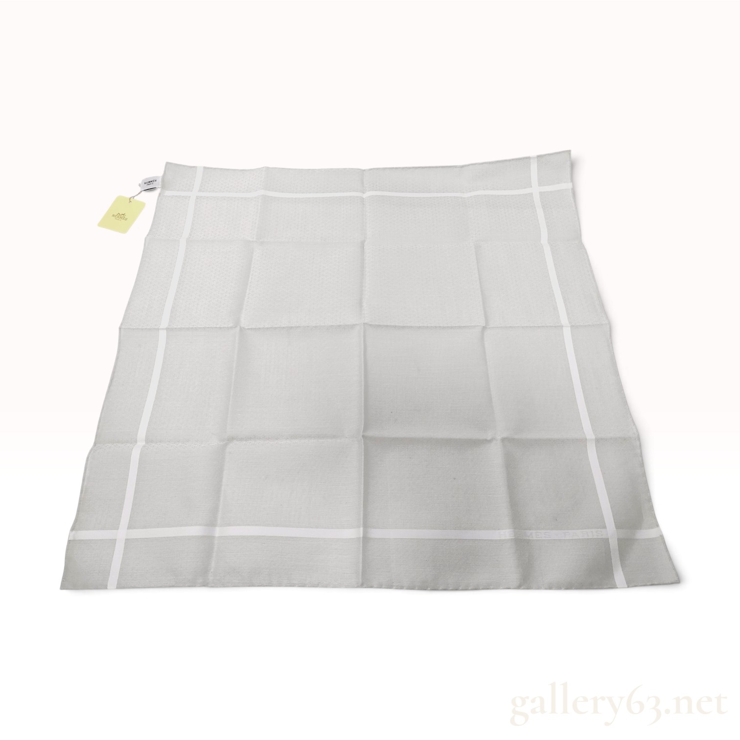 Hermes Jacquard H Cotton Handkerchief