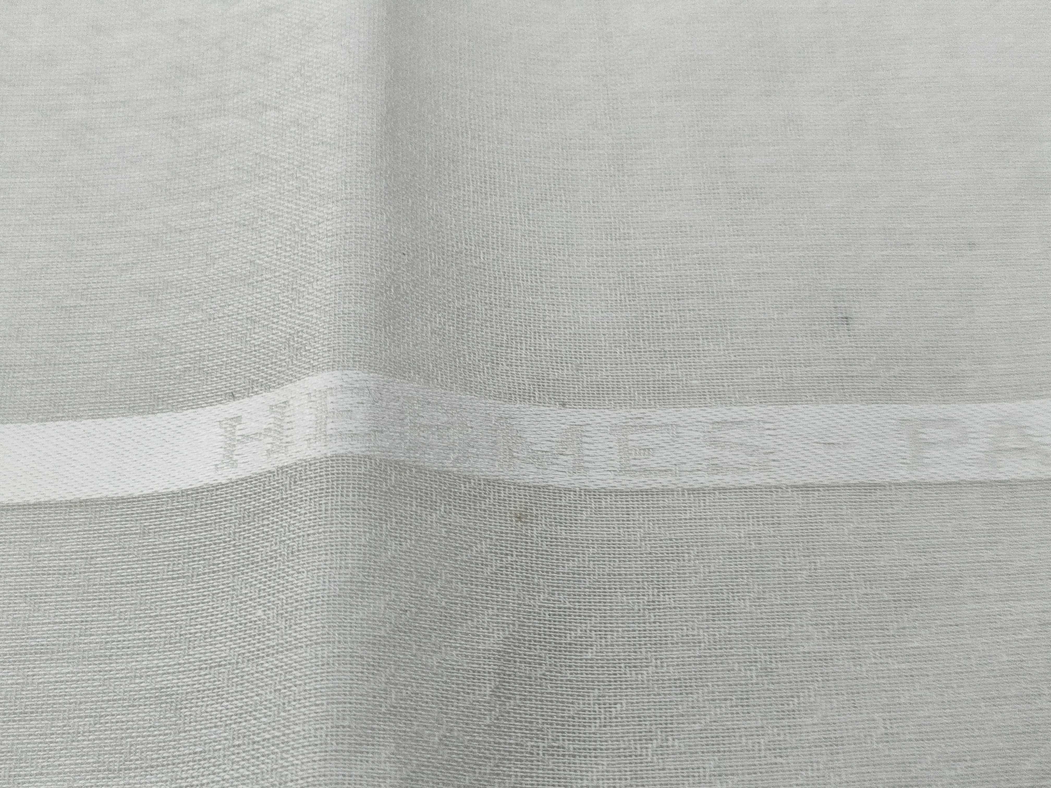 Hermes Jacquard H Cotton Handkerchief